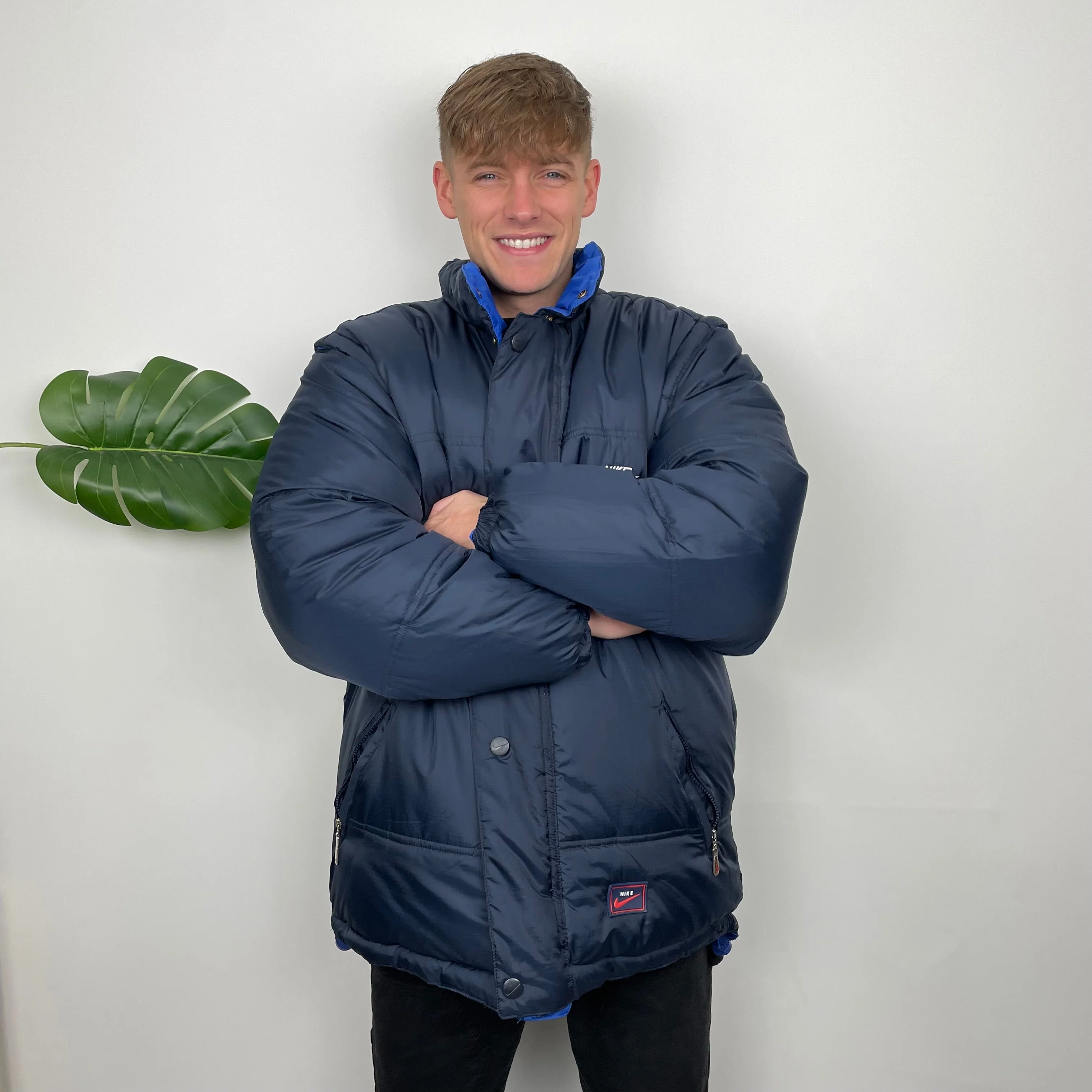 Nike Reversible Embroidered Swoosh Puffer Jacket (XXL) - Image 6