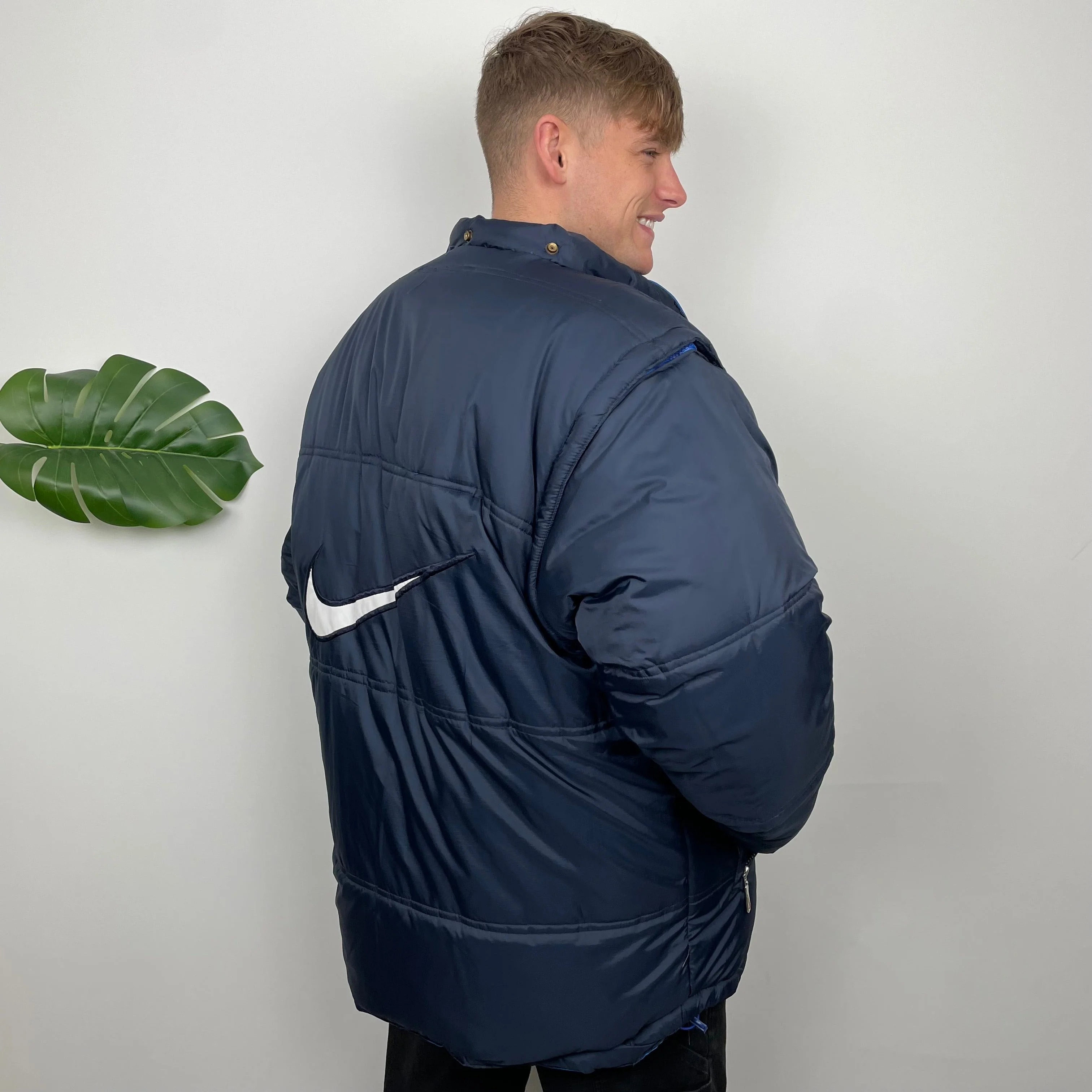 Nike Reversible Embroidered Swoosh Puffer Jacket (XXL) - Image 9