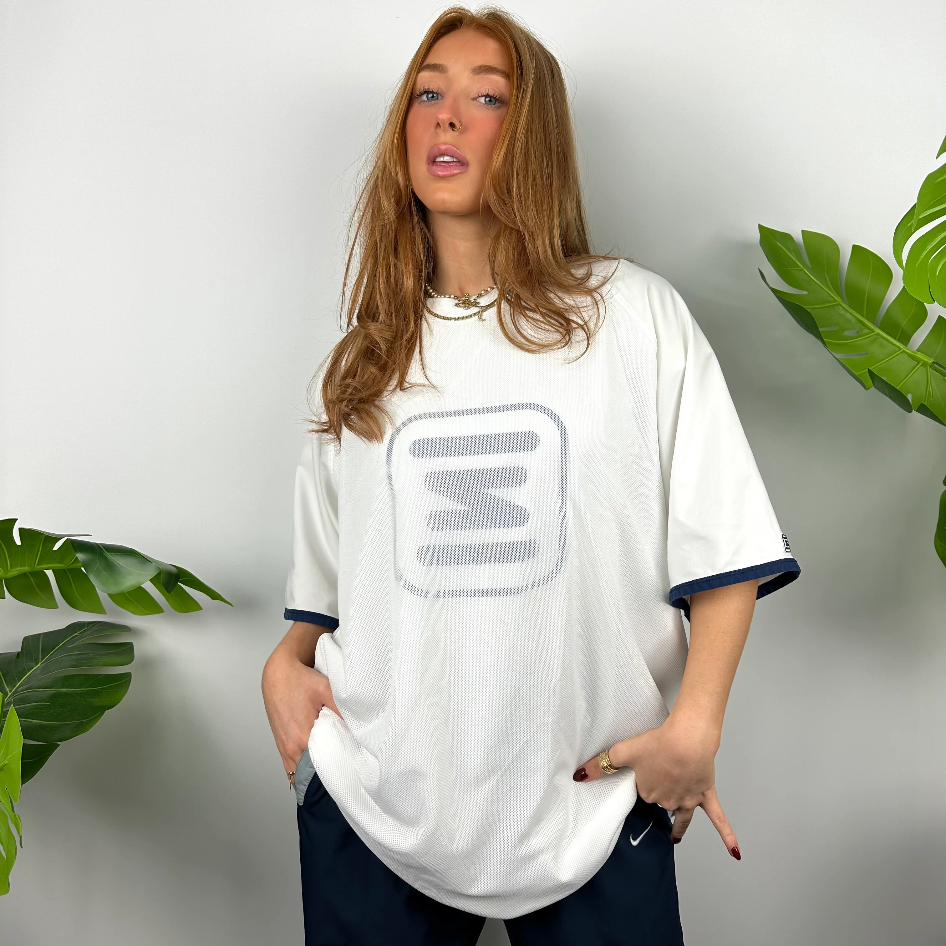 Nike Shox White Spell Out T Shirt (XXL) - Image 3