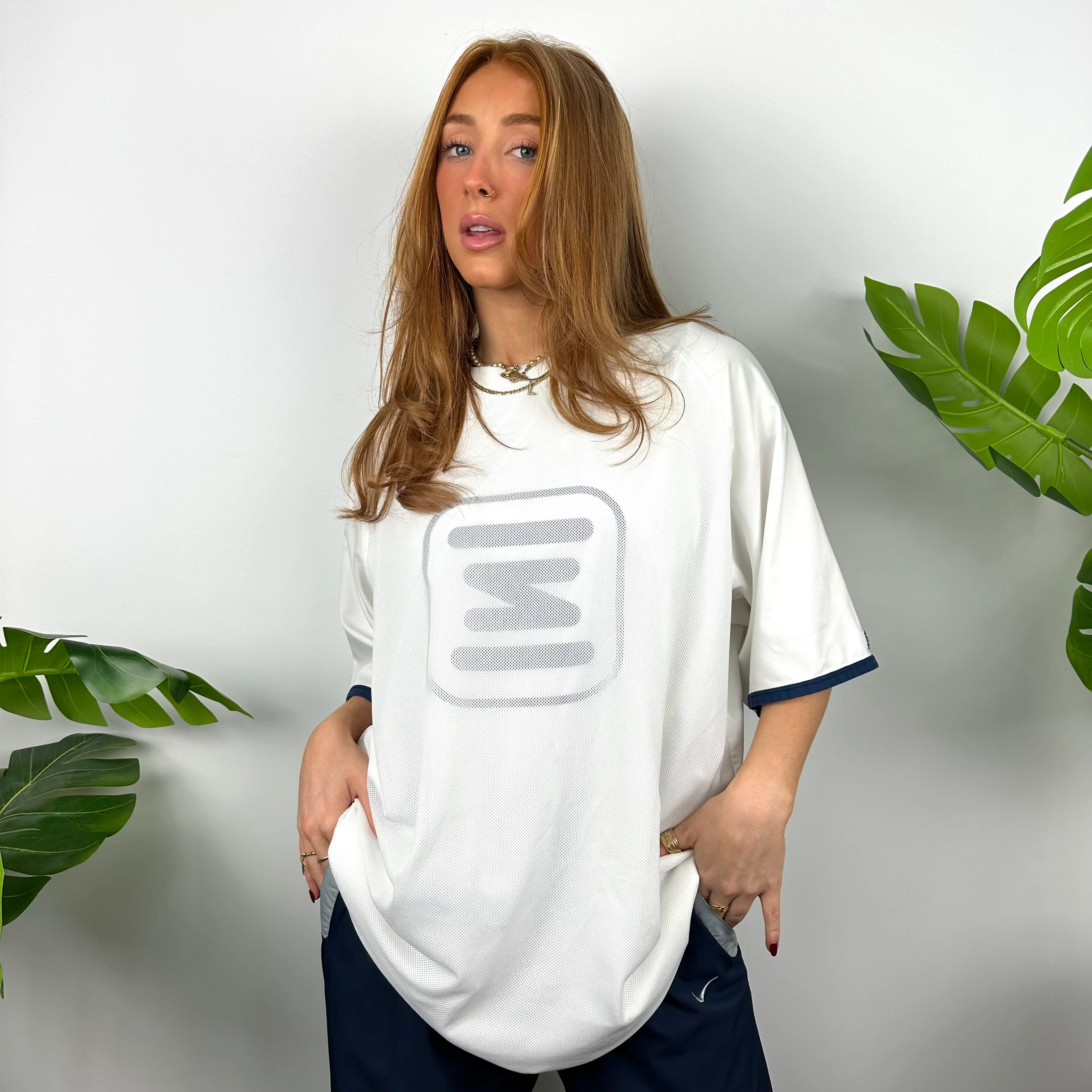 Nike Shox White Spell Out T Shirt (XXL) - Image 5