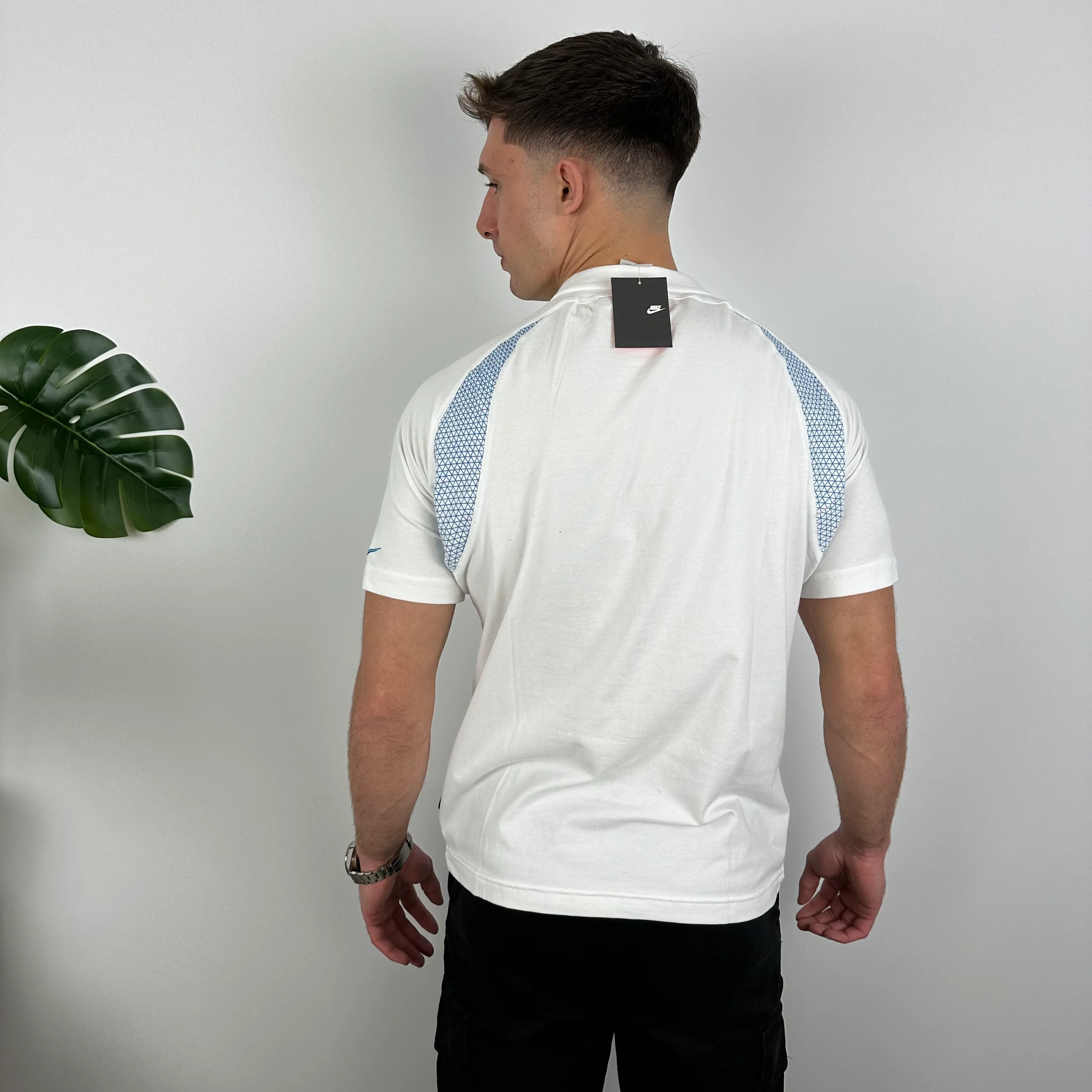 Nike Shox White Spell Out T Shirt (M) - Image 7