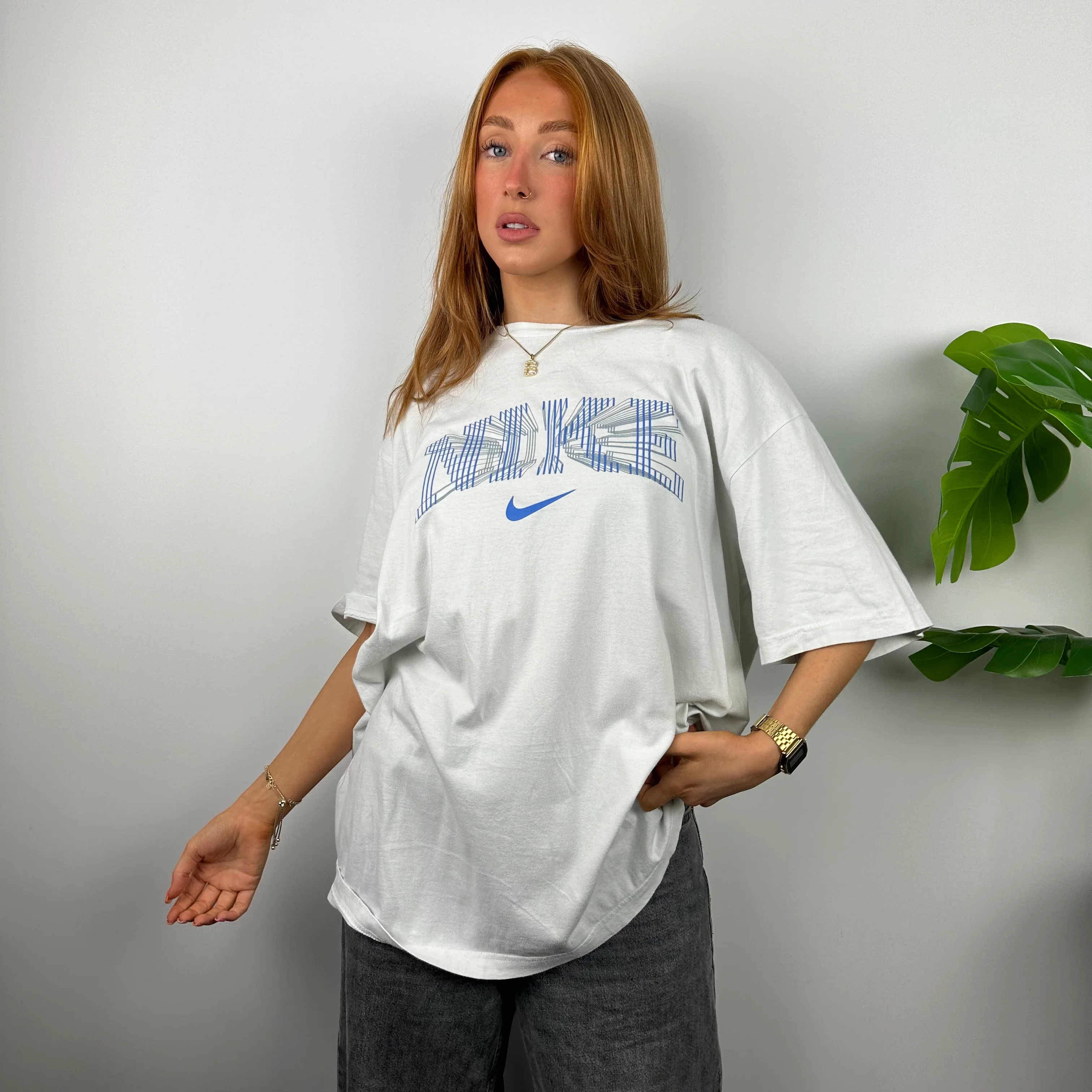 Nike White Spell Out T Shirt (XL) - Image 2