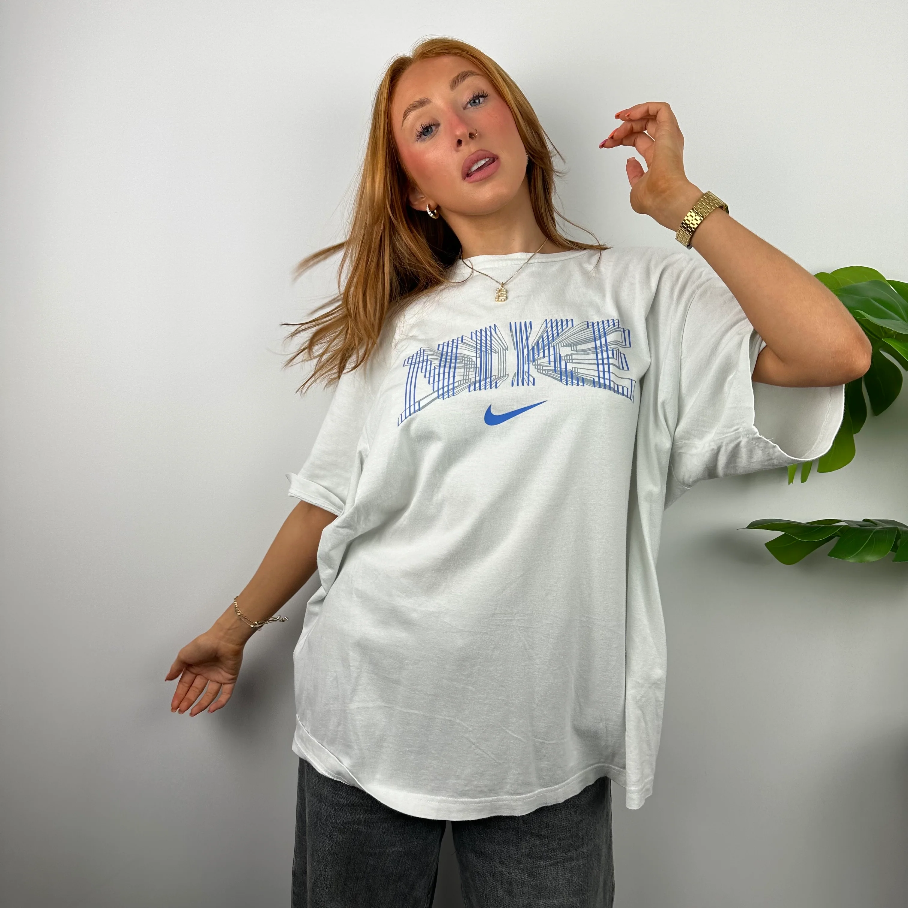 Nike White Spell Out T Shirt (XL) - Image 3