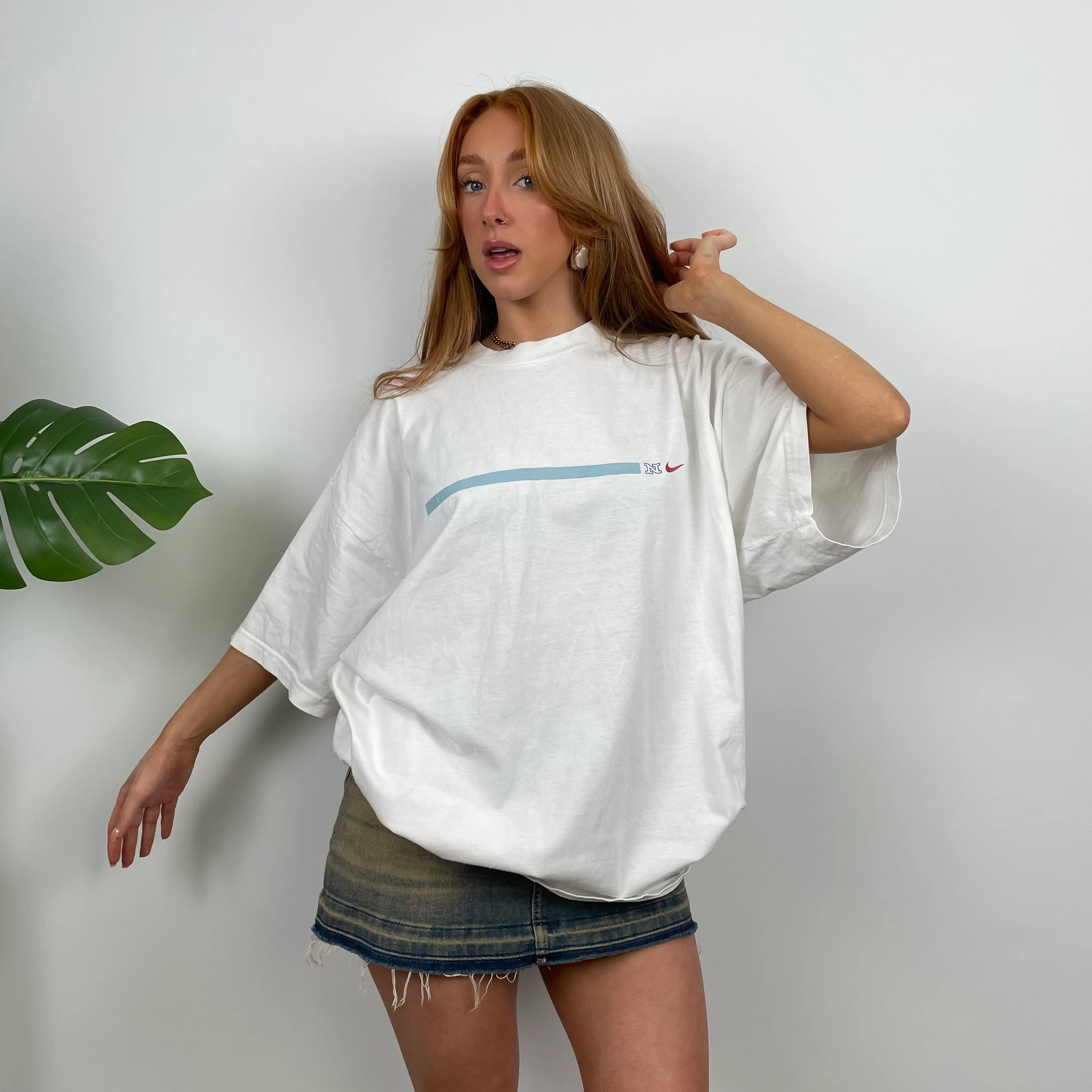 Nike White Spell Out T Shirt (XXL) - Image 2