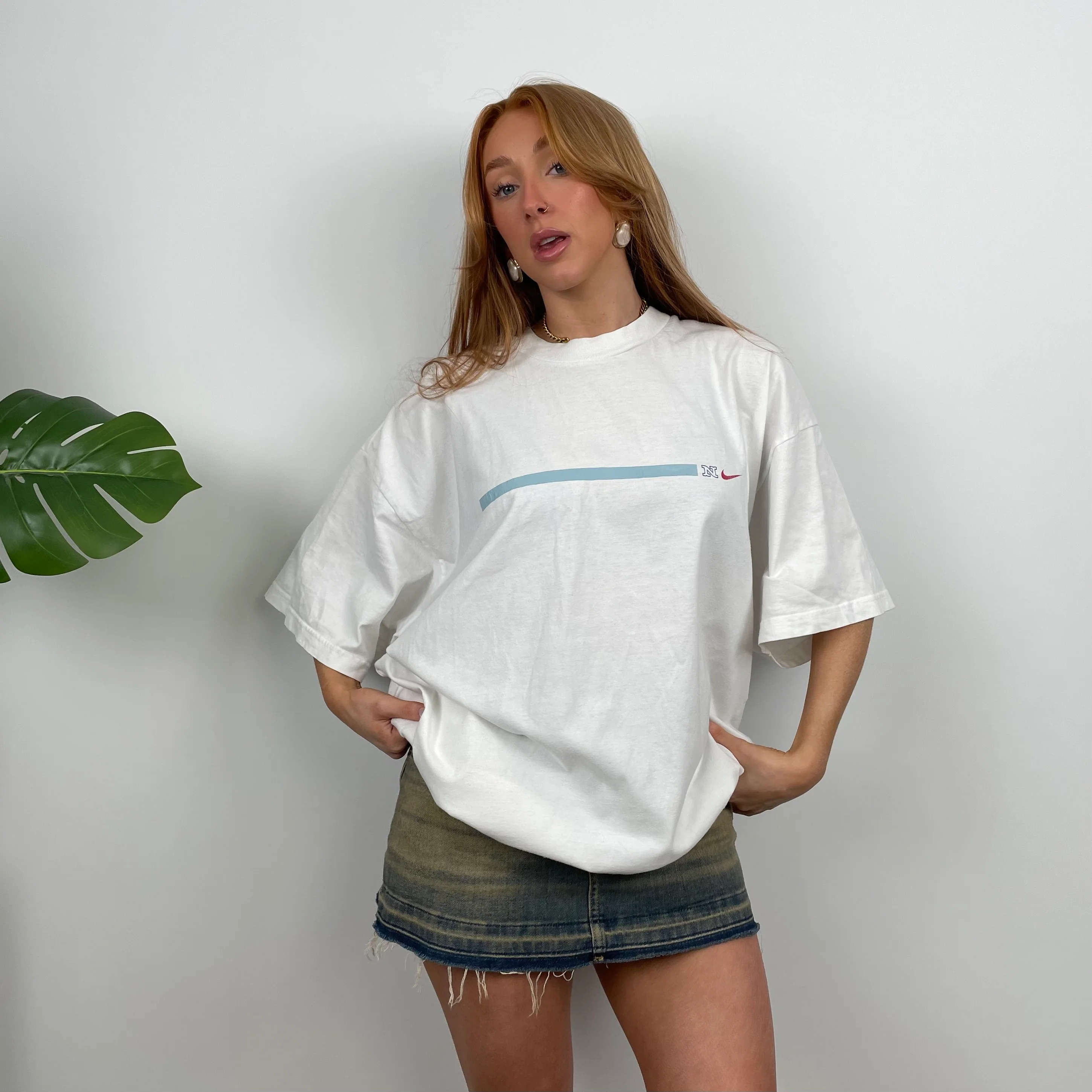 Nike White Spell Out T Shirt (XXL) - Image 3