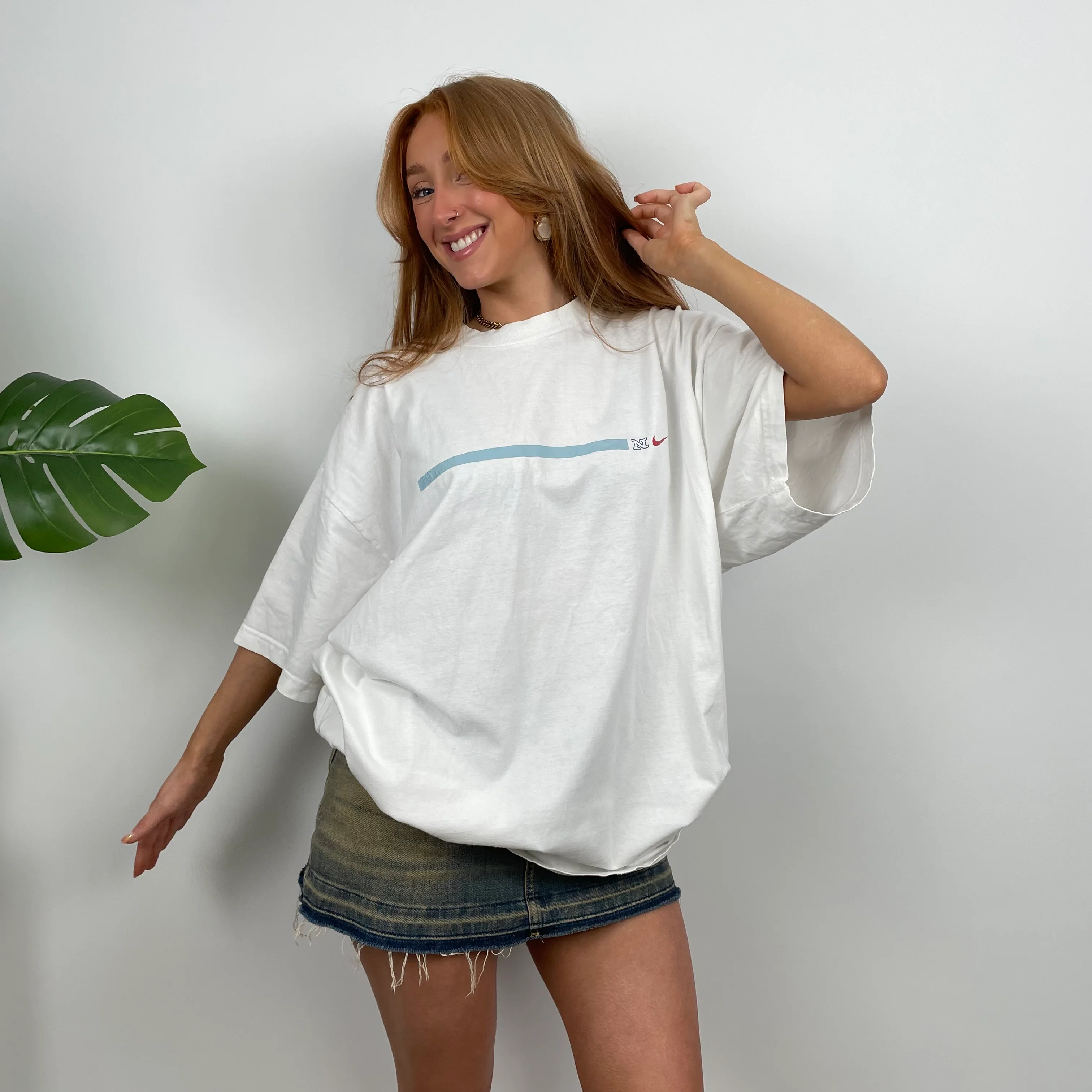 Nike White Spell Out T Shirt (XXL) - Image 5