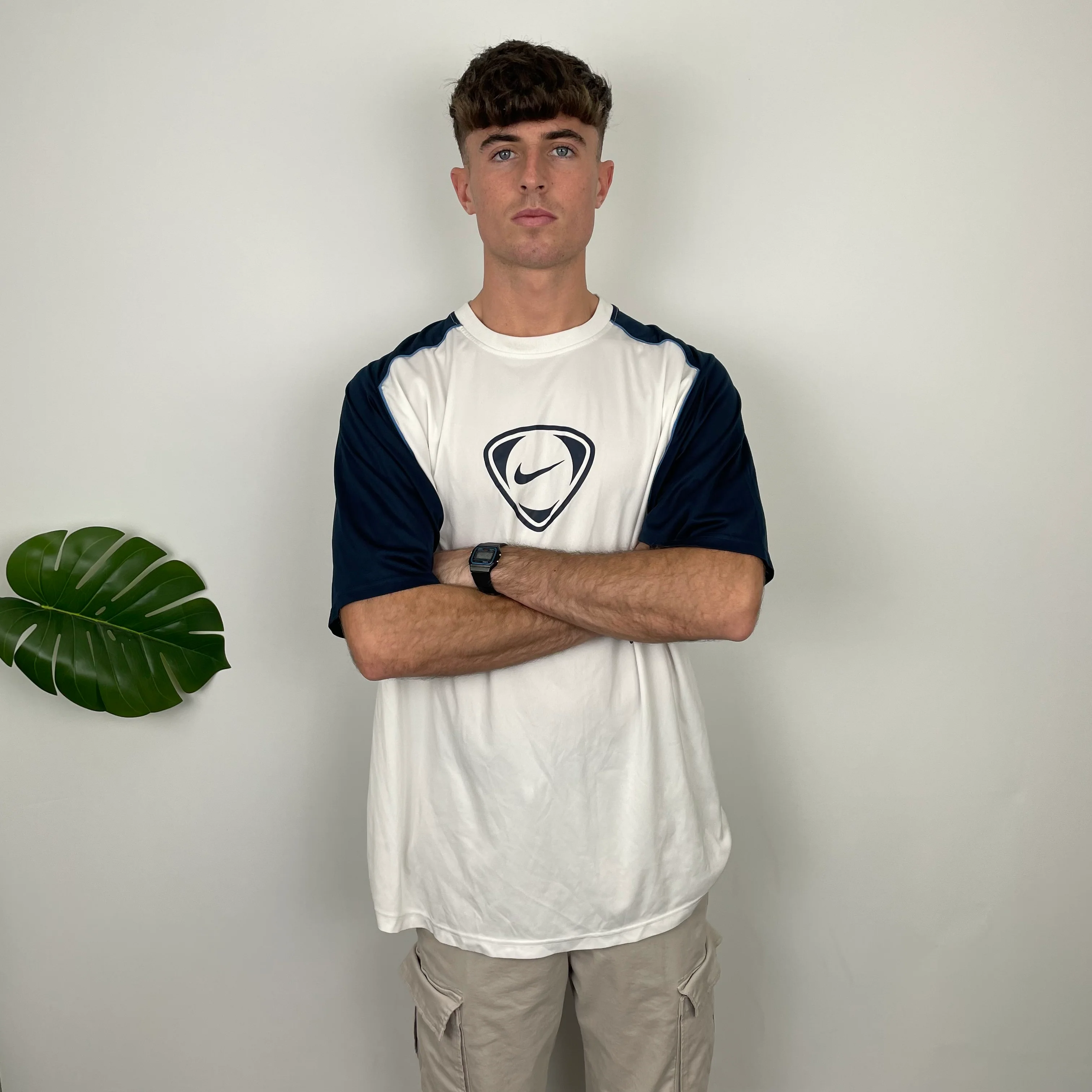 Nike White Swoosh T Shirt (XL) - Image 3