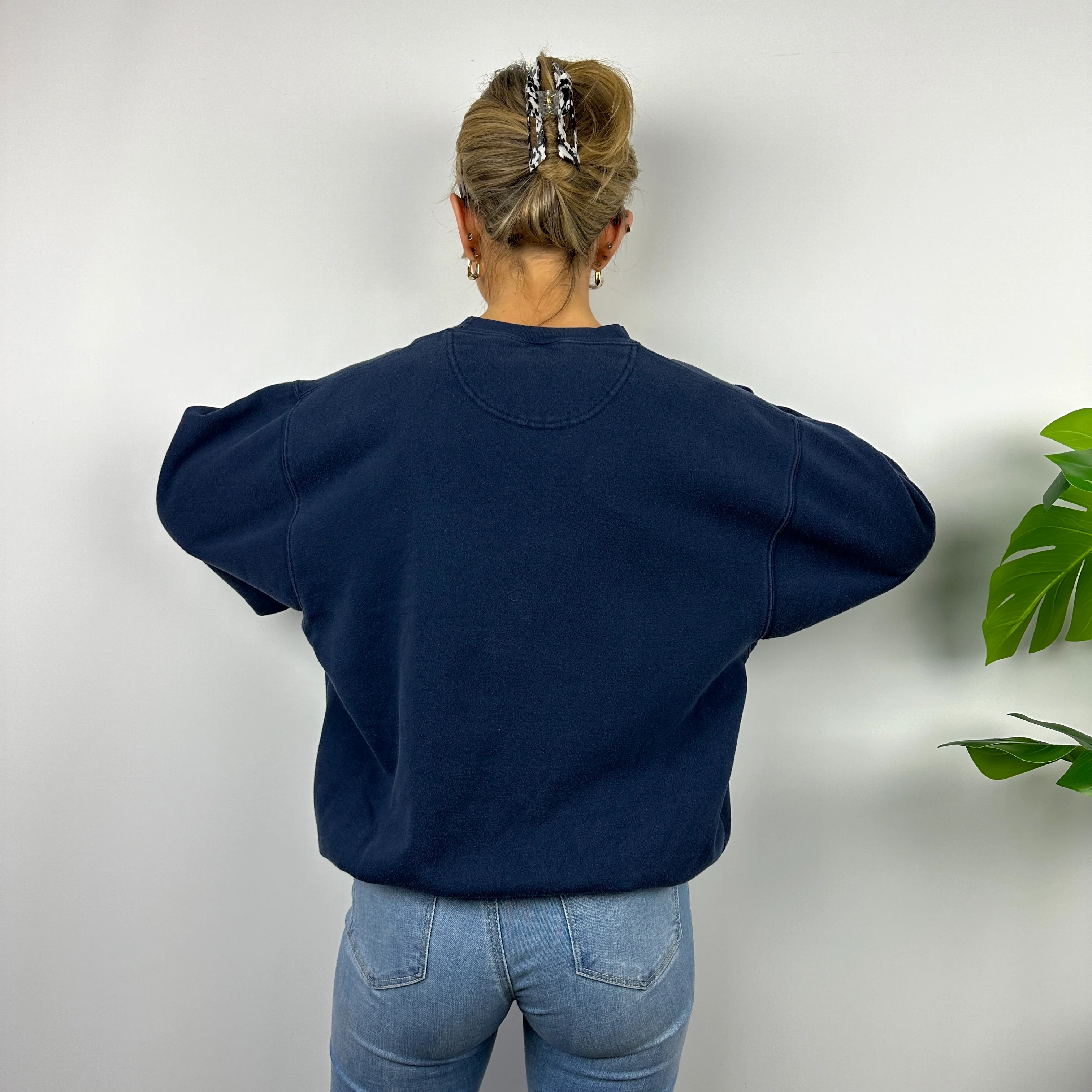 Nike x Air Force Navy Spell Out Sweatshirt (S) - Image 9