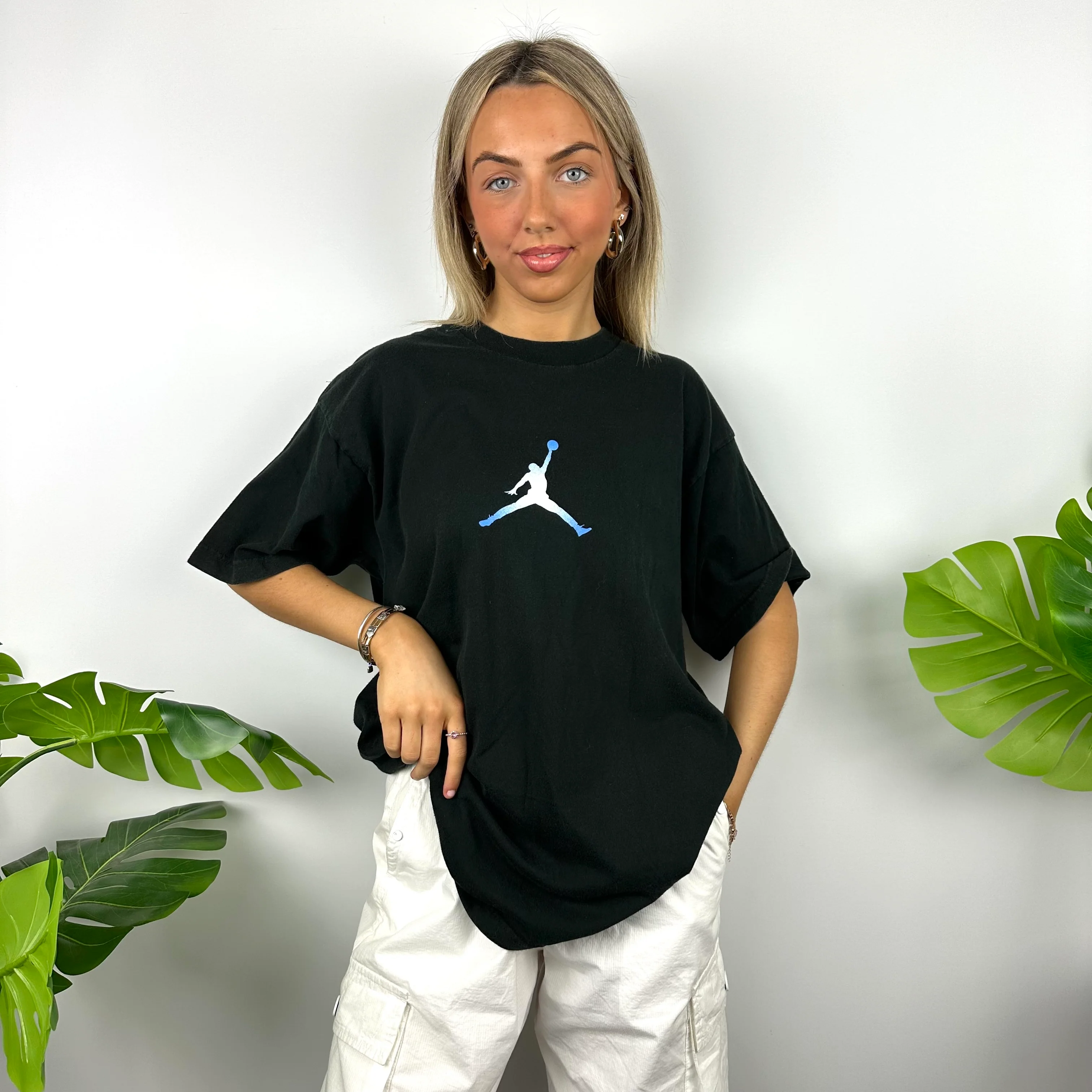Nike x Air Jordan Black Spell Out T Shirt (M) - Image 4
