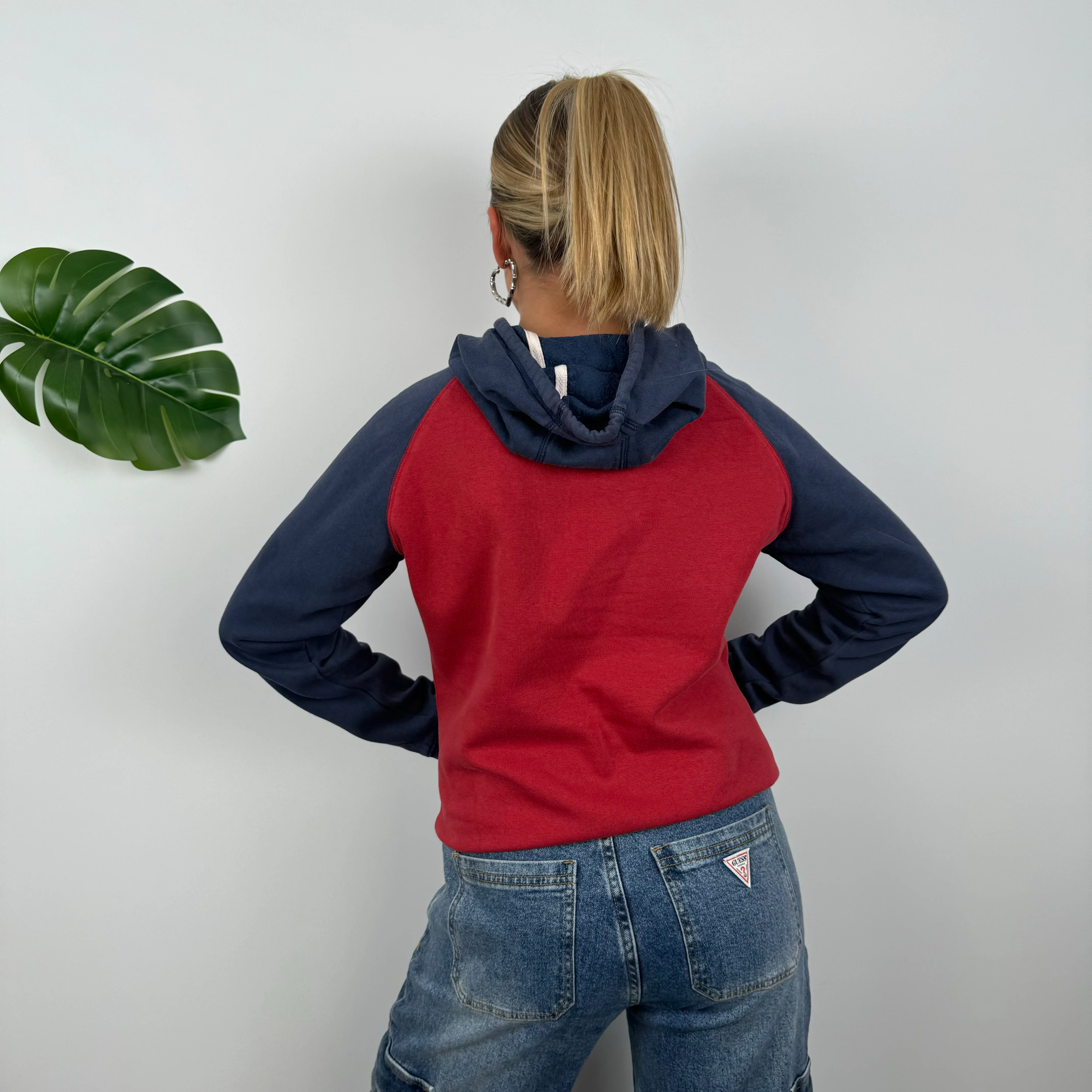 Nike x Indians Red Embroidered Spell Out Hoodie (S) - Image 4