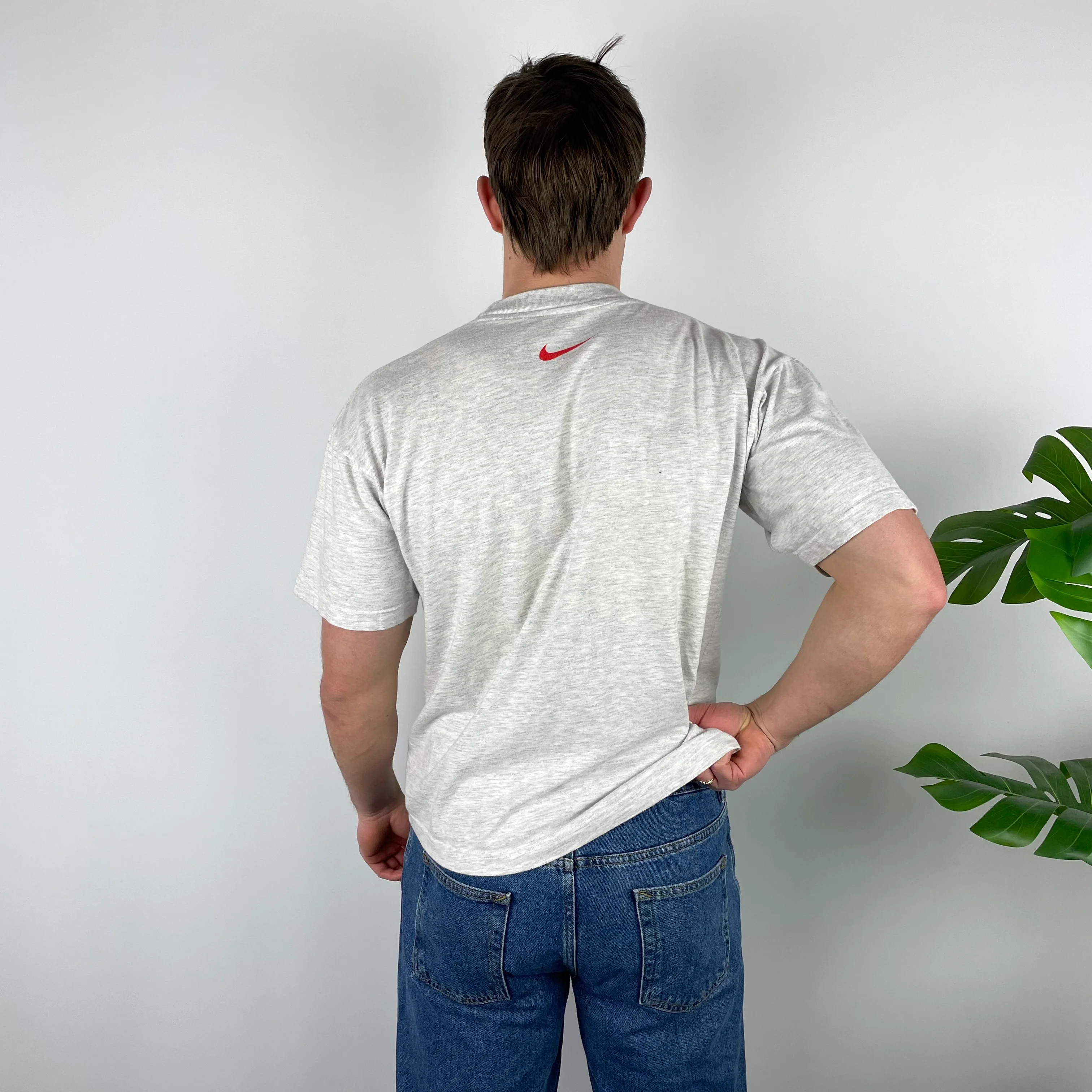 Nike X Manor Cup InlineHockey RARE Grey Spell Out T Shirt (M) - Image 4