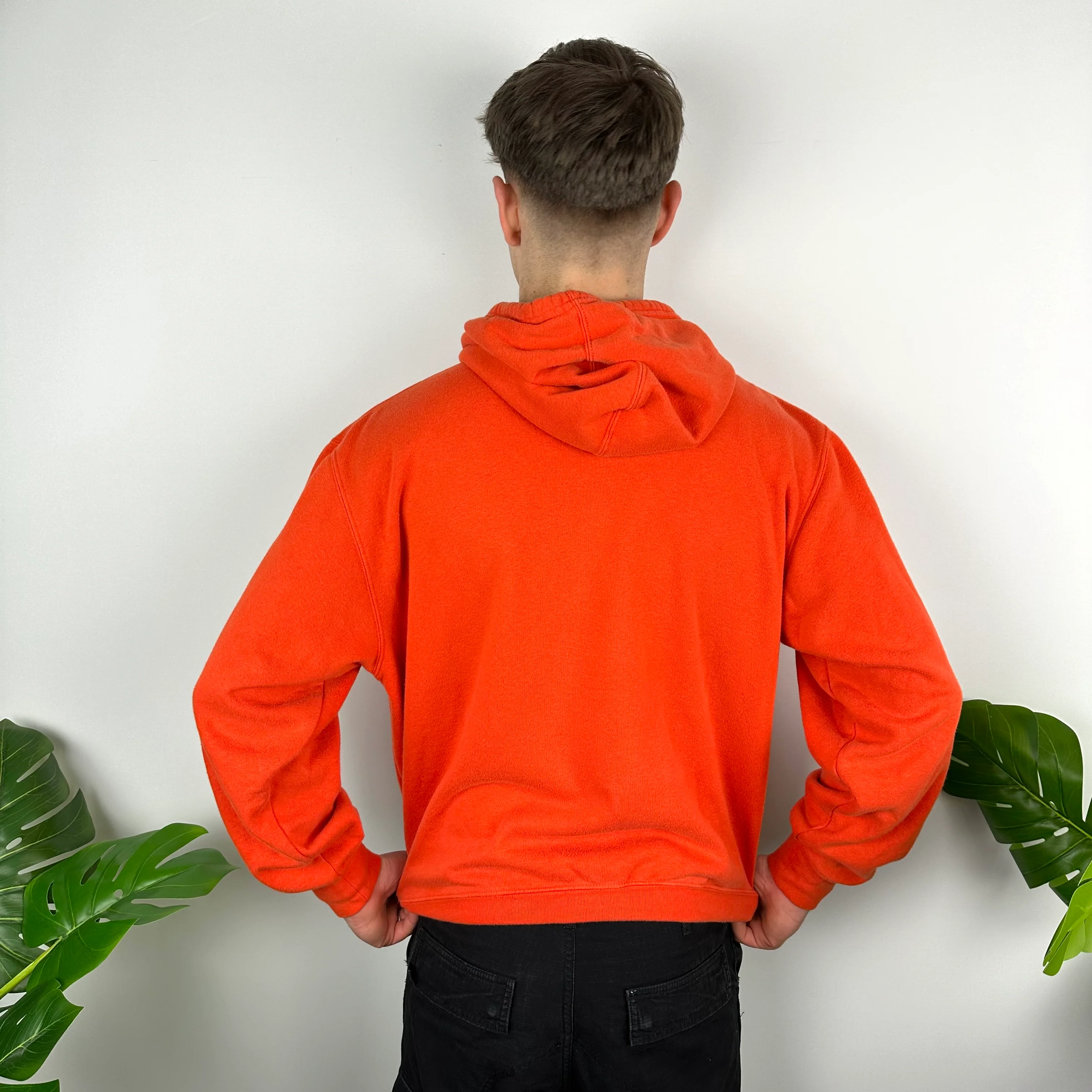 Nike x Oregon State Orange Embroidered Spell Out Hoodie (S) - Image 4