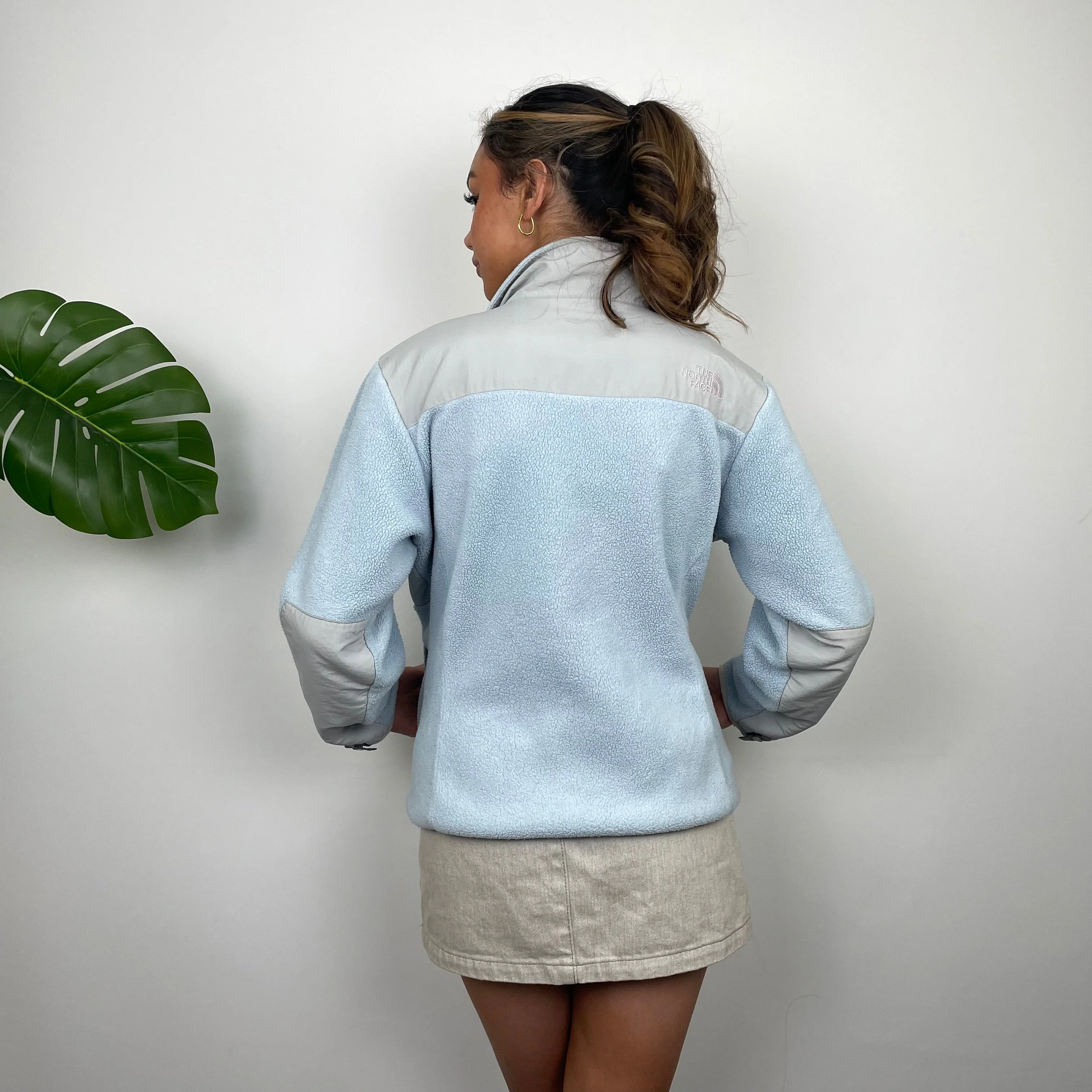 North Face Baby Blue Denali Teddy Bear Fleece Zip Up Jacket (S) - Image 5