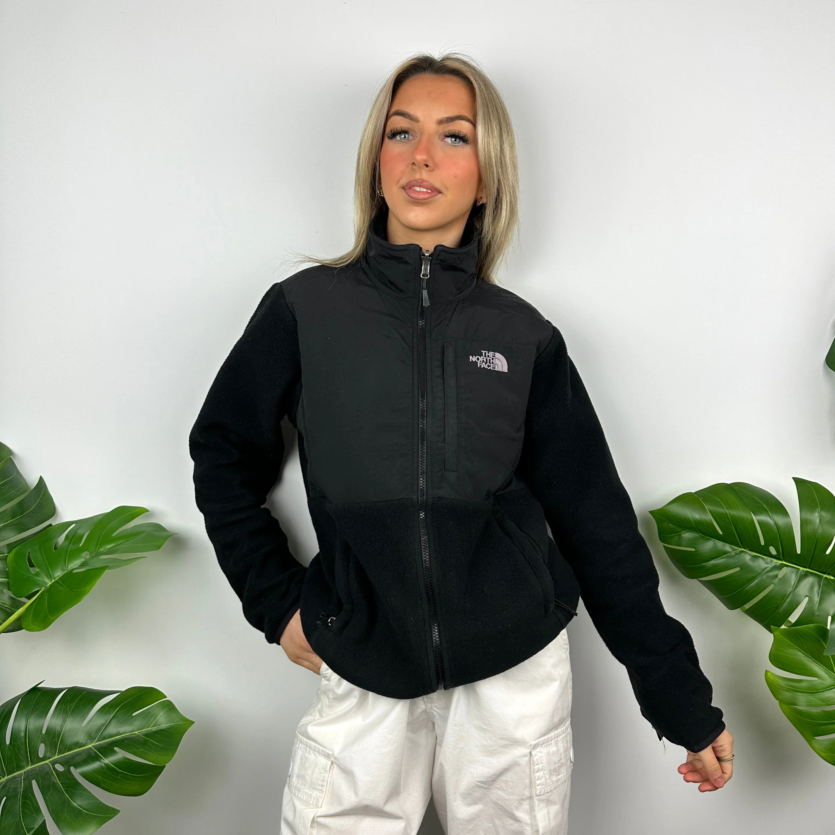 North Face Black Denali Teddy Bear Fleece Zip Up Jacket (M) - Image 6