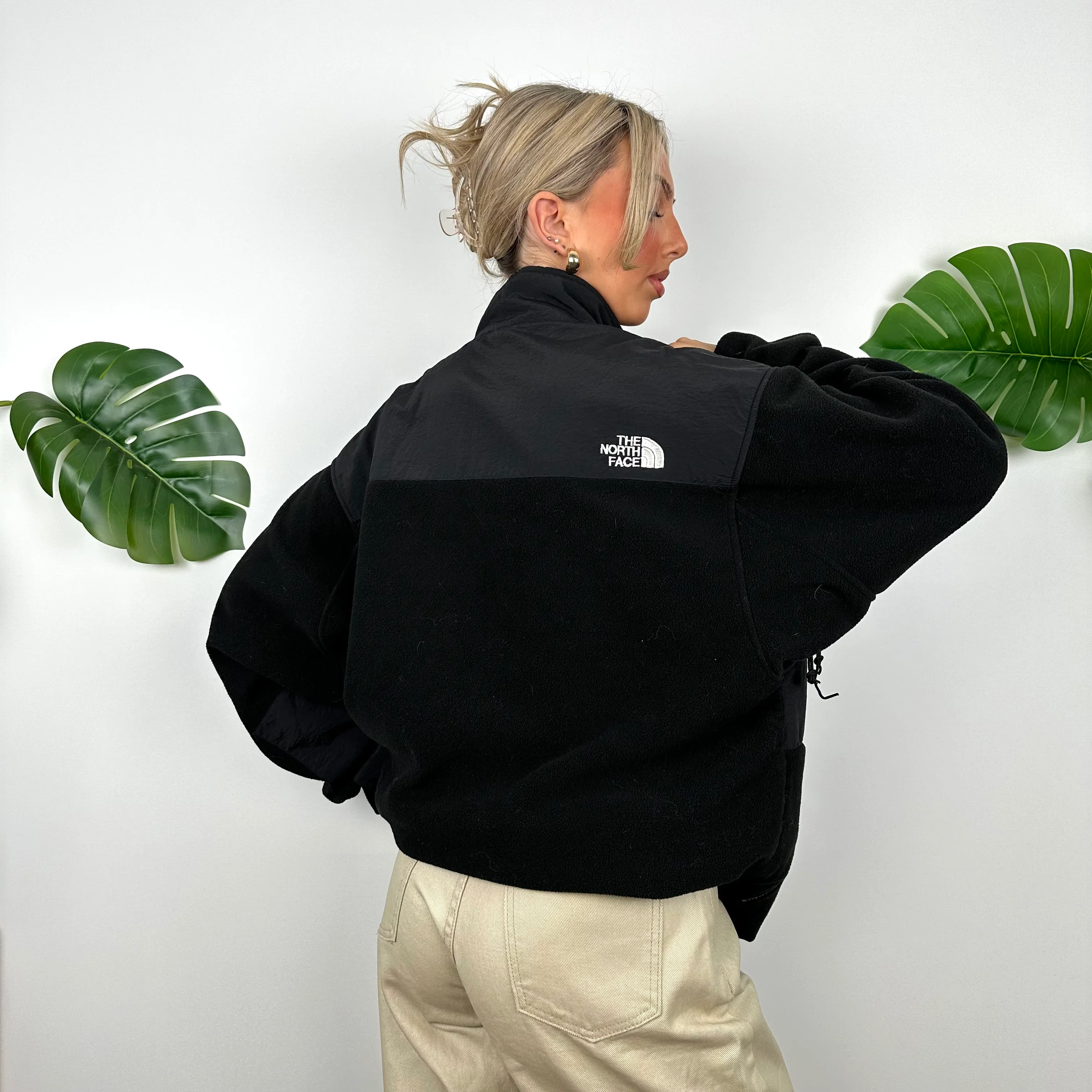 North Face Black Denali Teddy Bear Fleece Zip Up Jacket (XL) - Image 9