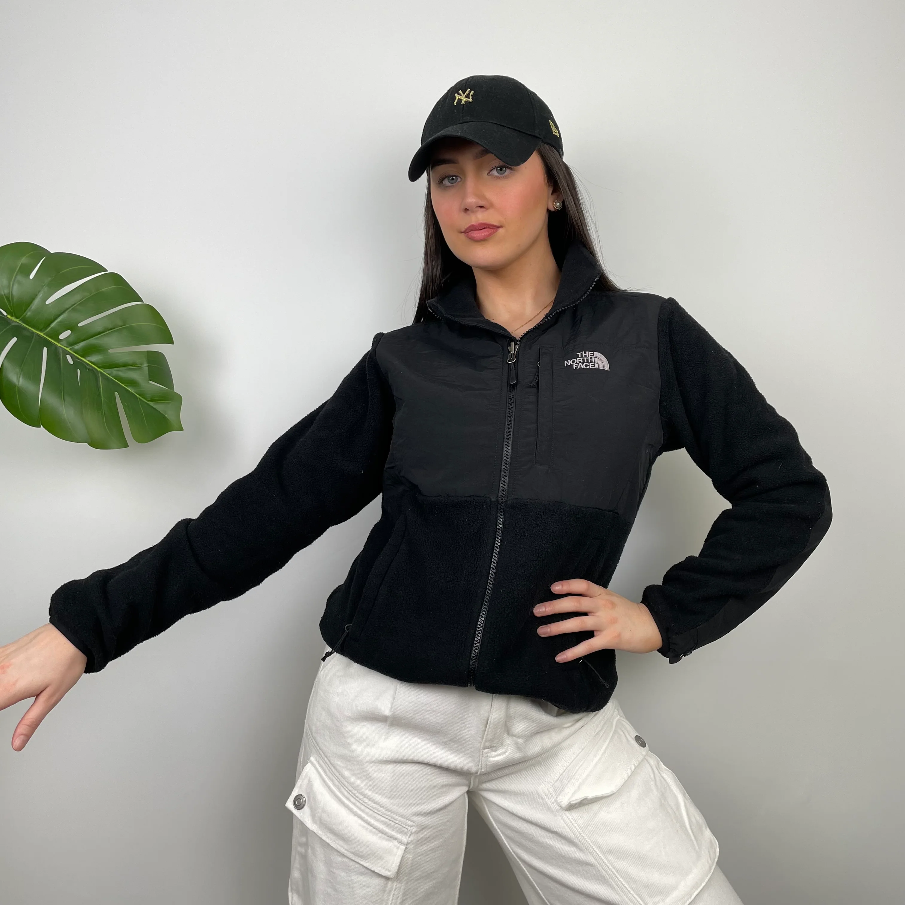 North Face Black Denali Teddy Bear Fleece Zip Up Jacket (S) - Image 2