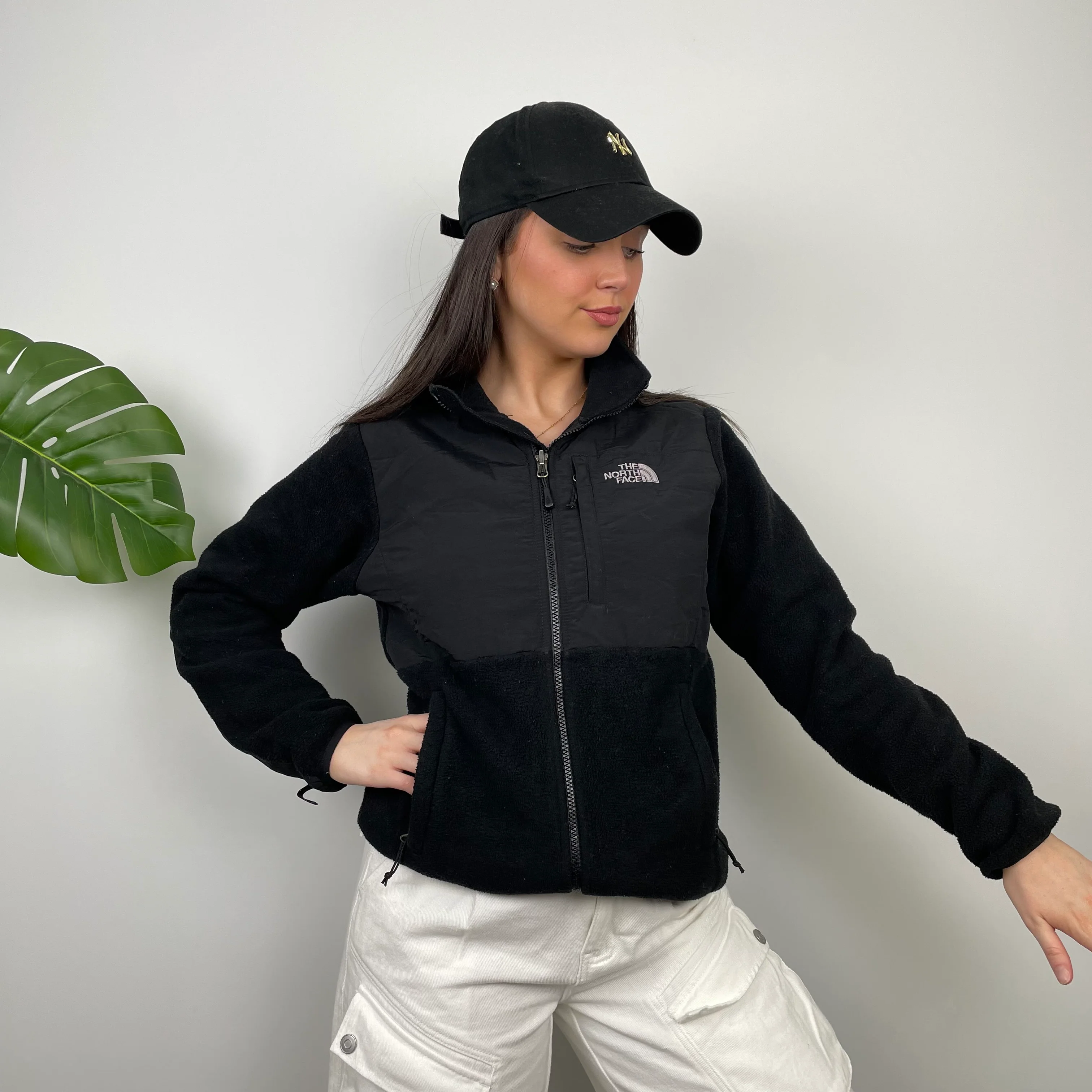 North Face Black Denali Teddy Bear Fleece Zip Up Jacket (S) - Image 4