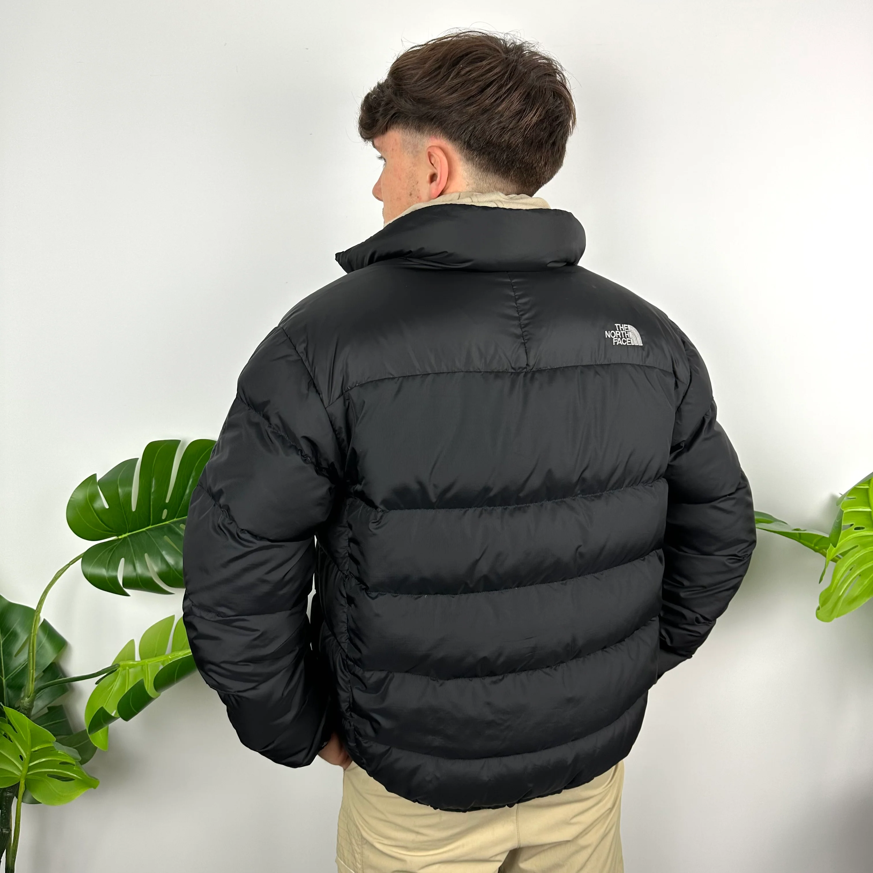 North Face Black Nupste 700 Puffer Jacket (M) - Image 3