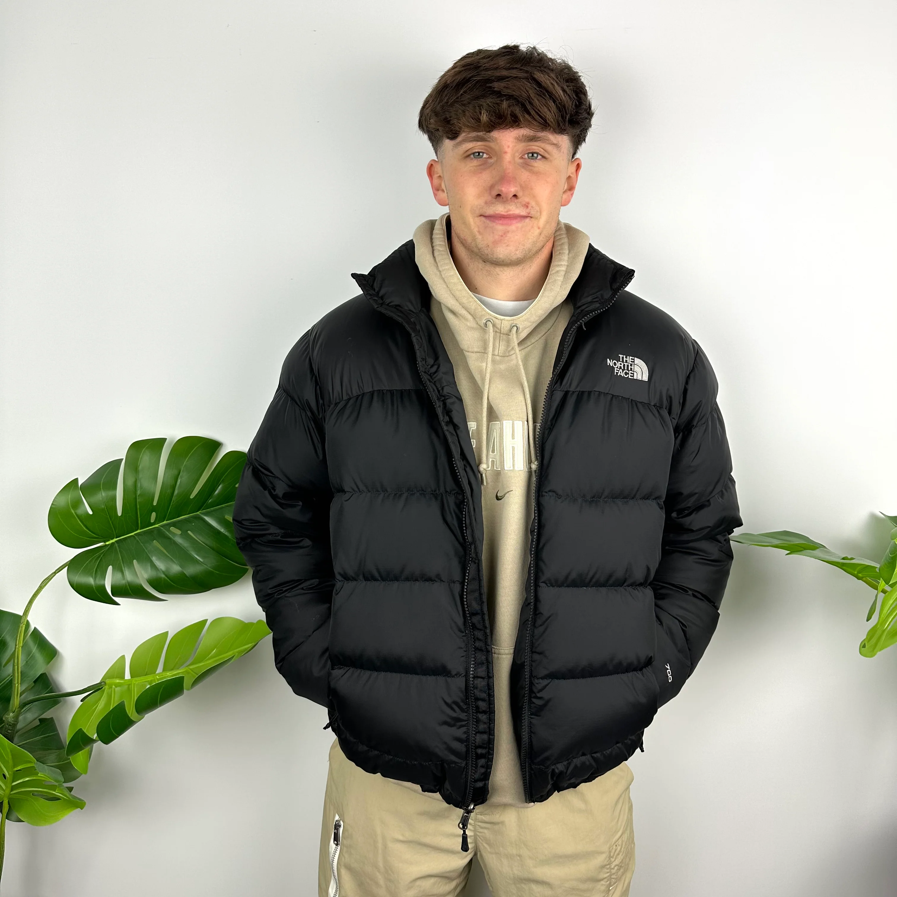 North Face Black Nupste 700 Puffer Jacket (M) - Image 6