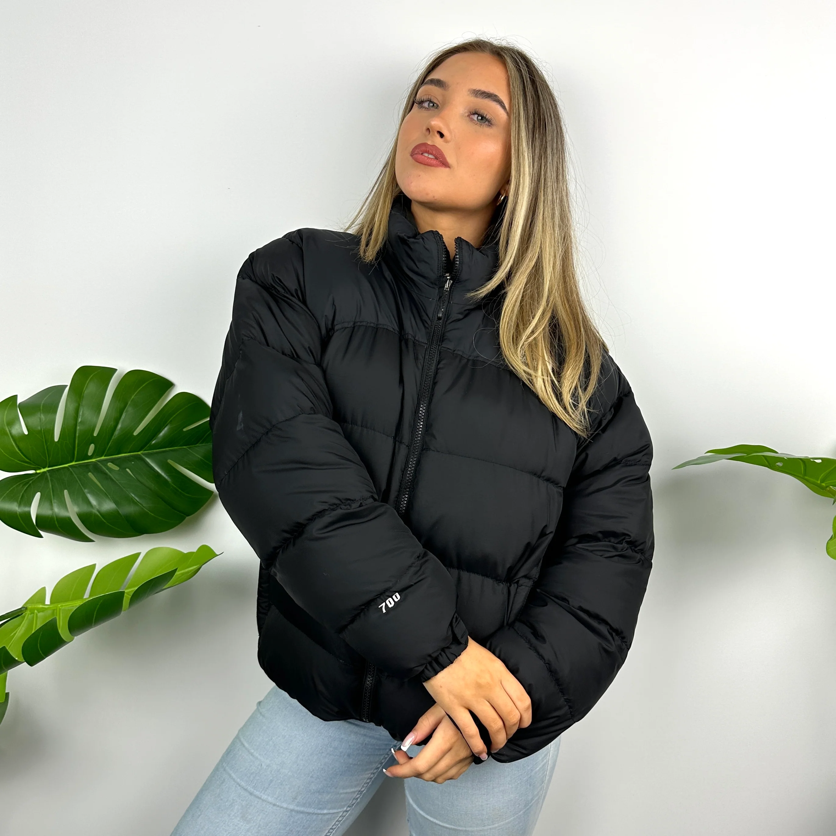 North Face Black Nupste 700 Puffer Jacket (L) - Image 6