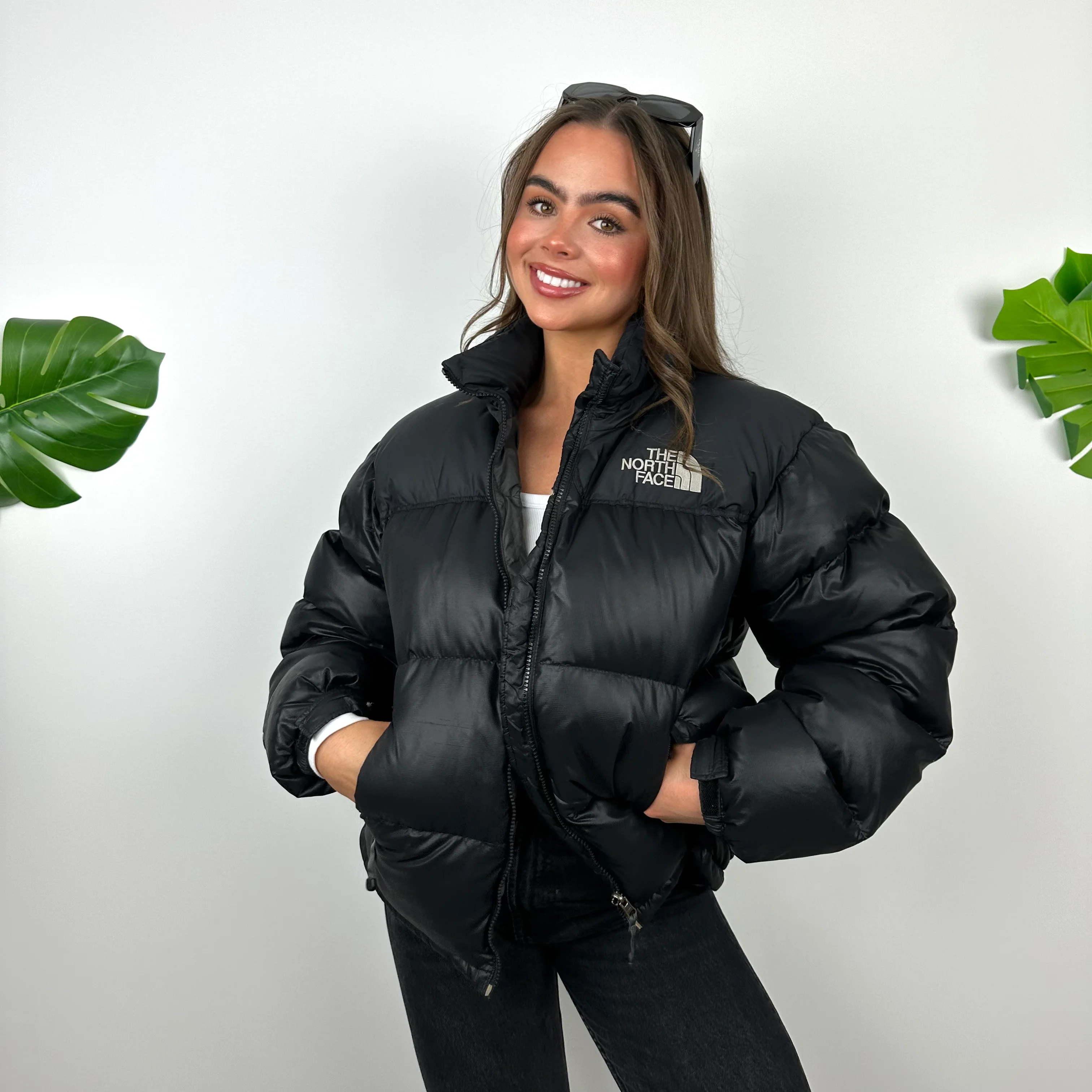North Face Black Puffer Jacket (S) - Image 2