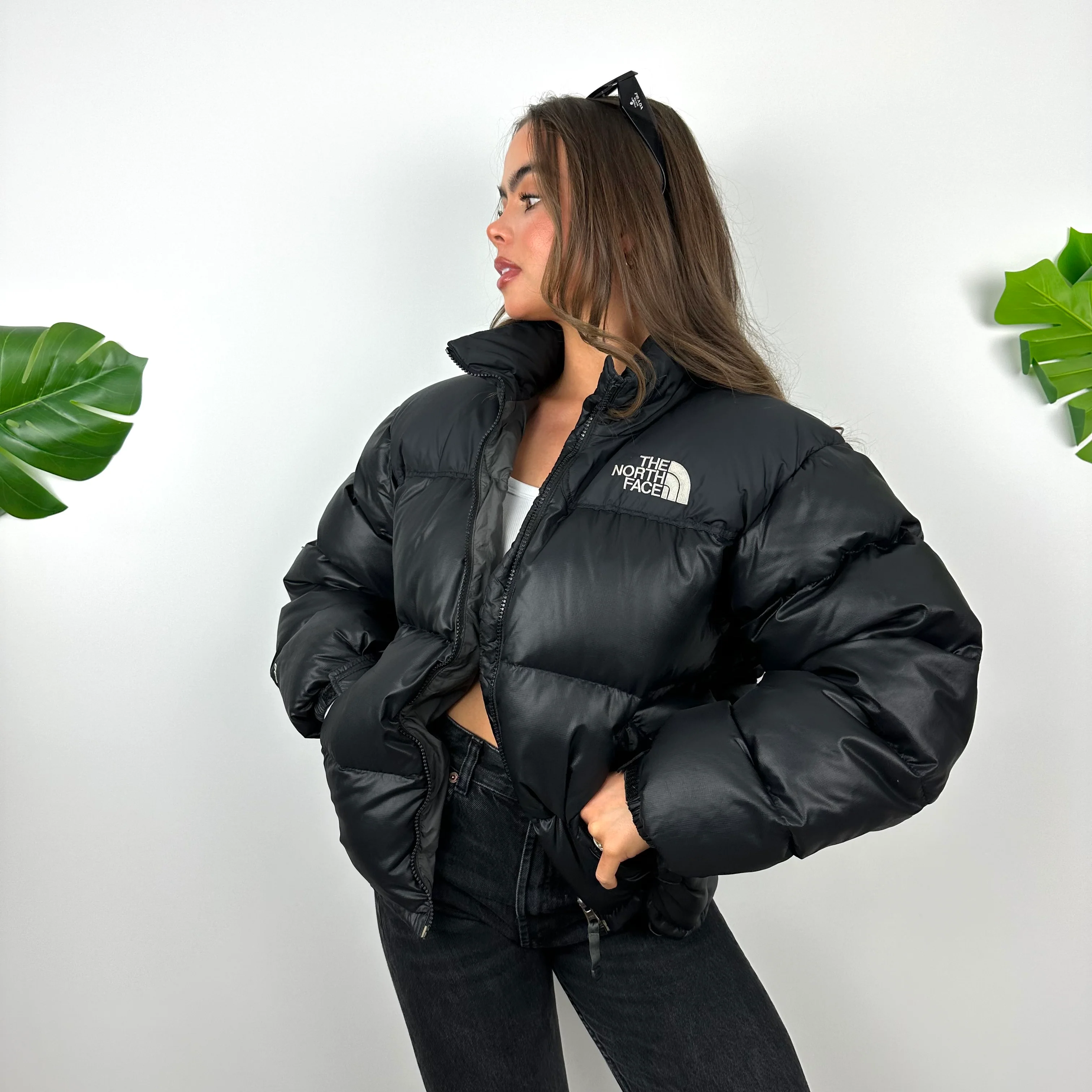North Face Black Puffer Jacket (S) - Image 4