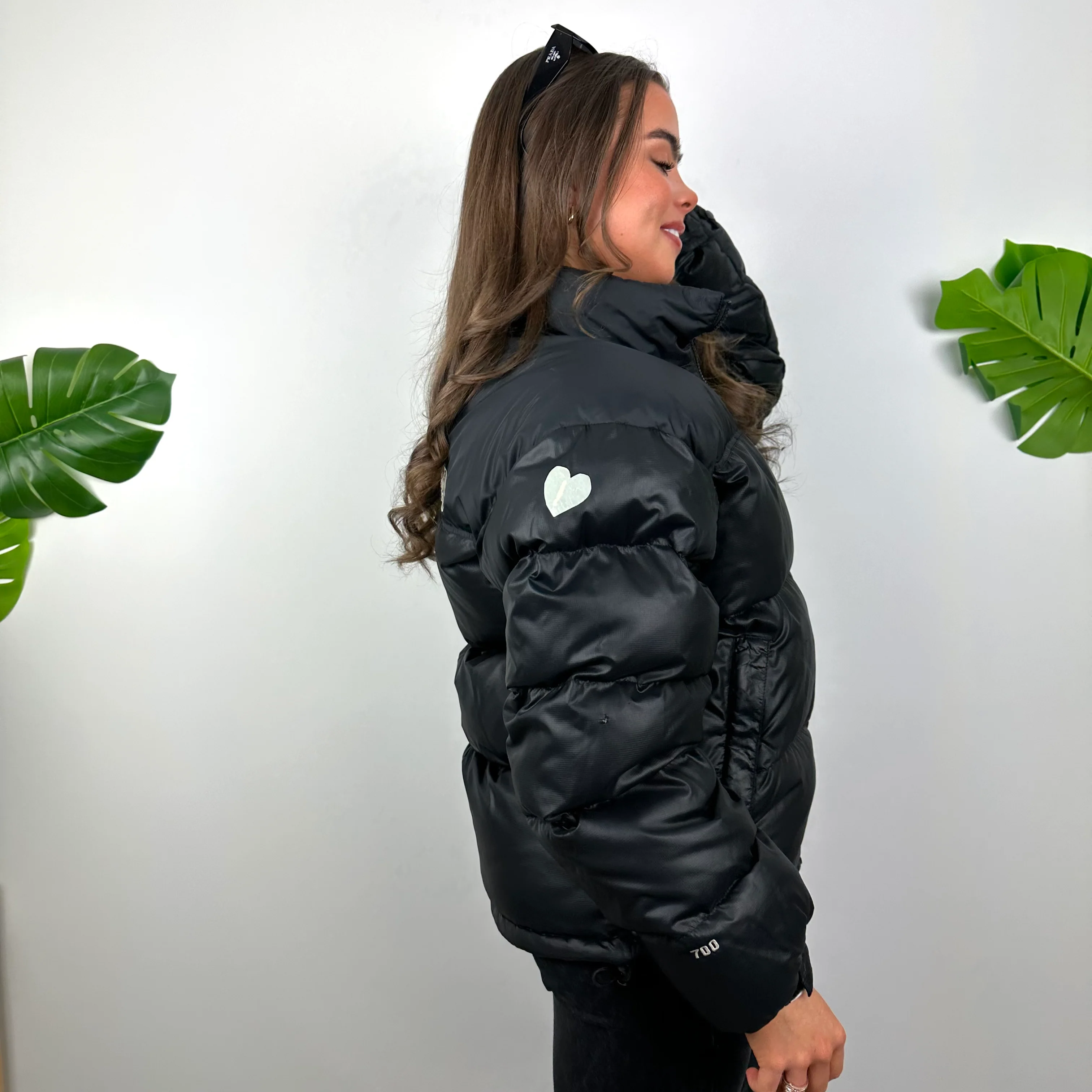 North Face Black Puffer Jacket (S) - Image 8