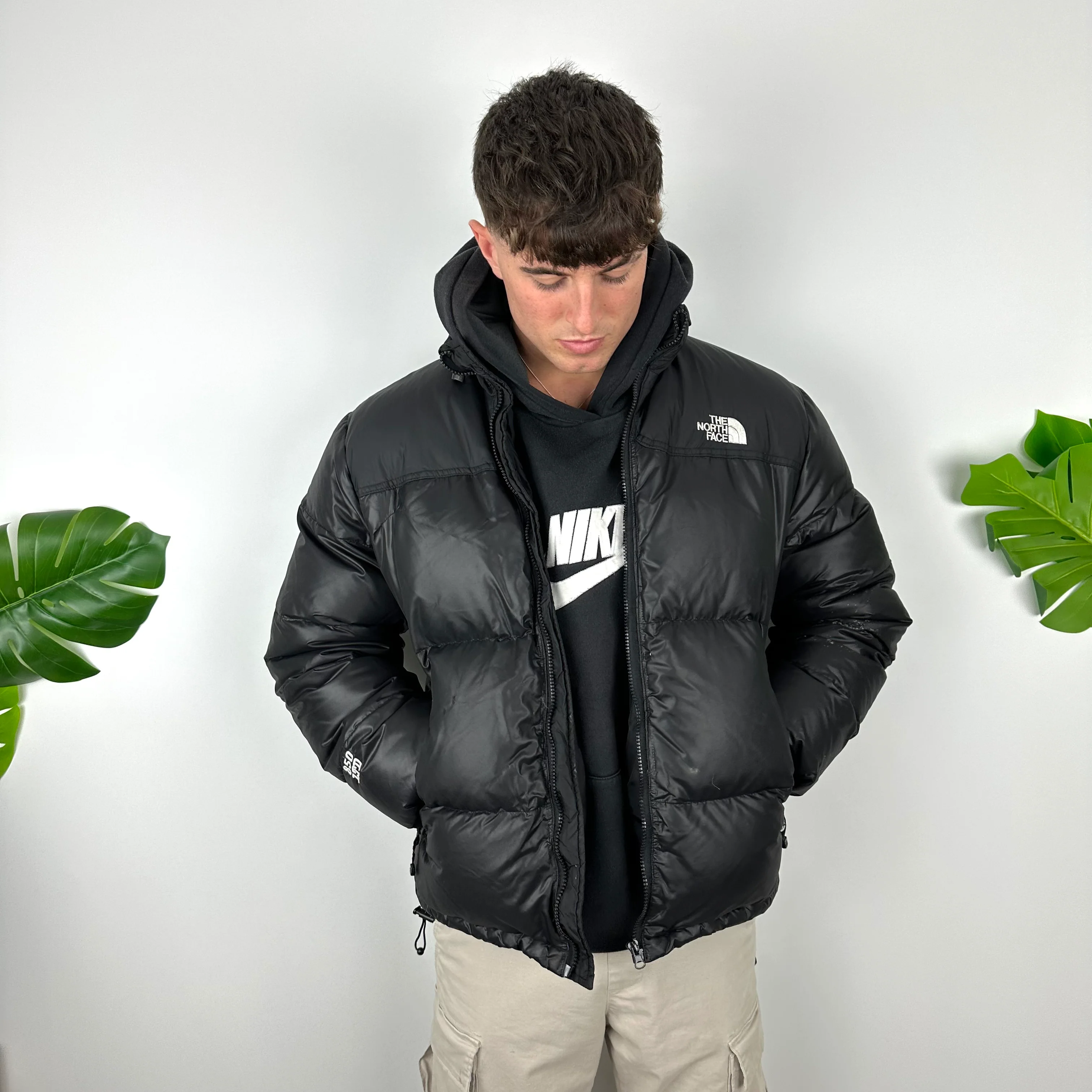 North Face Black Puffer Jacket (L) - Image 4