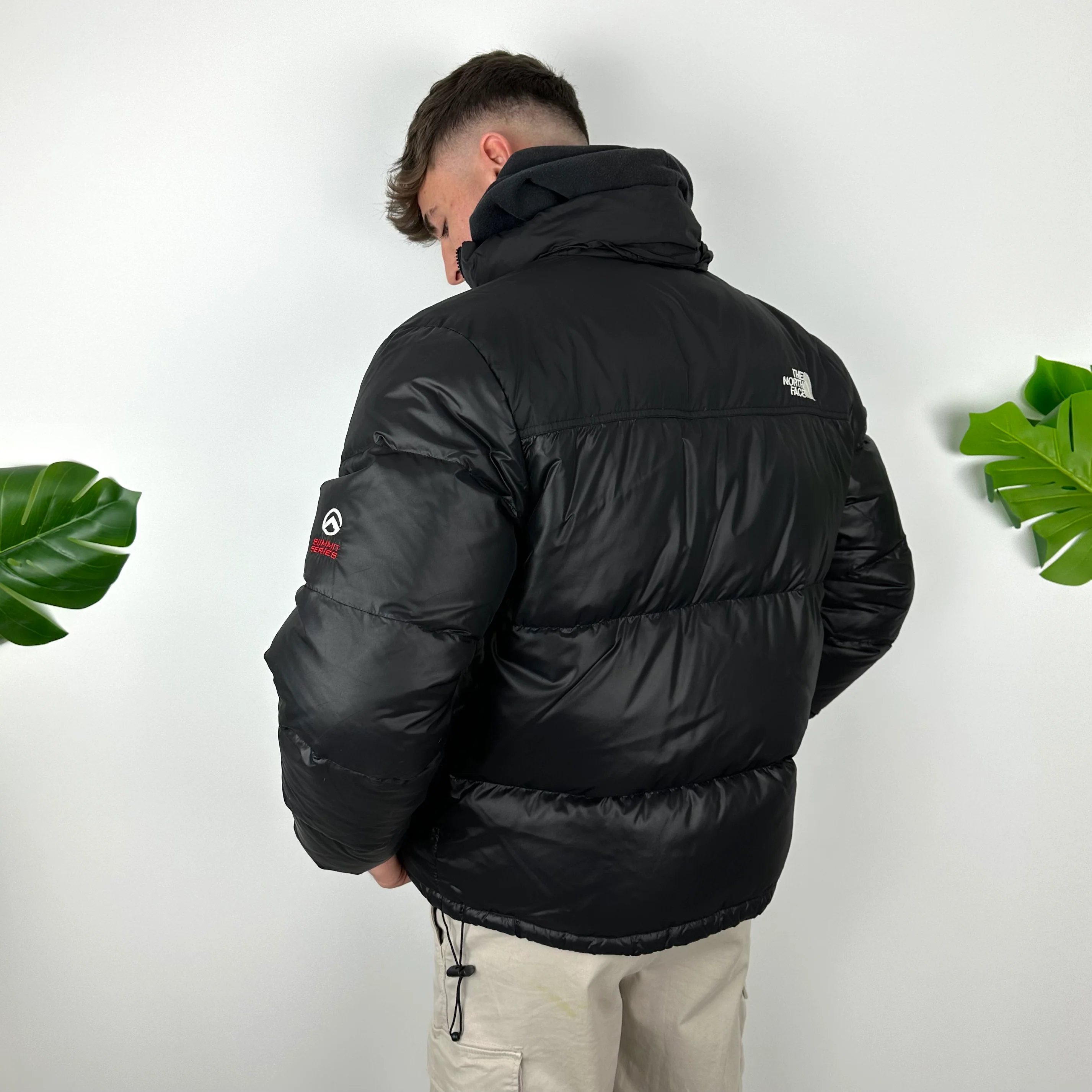 North Face Black Puffer Jacket (L) - Image 6