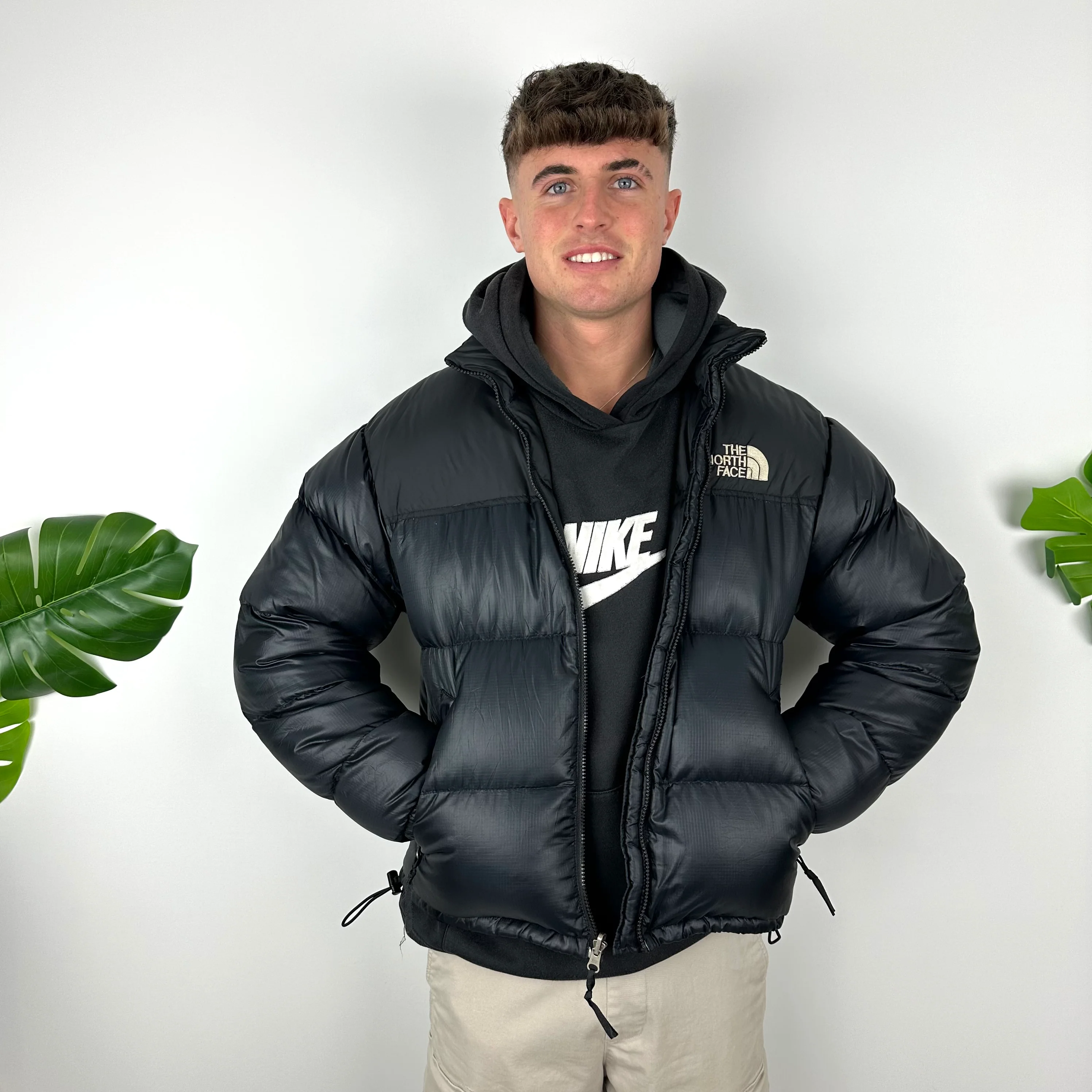 North Face Black Puffer Jacket (M) - Image 2
