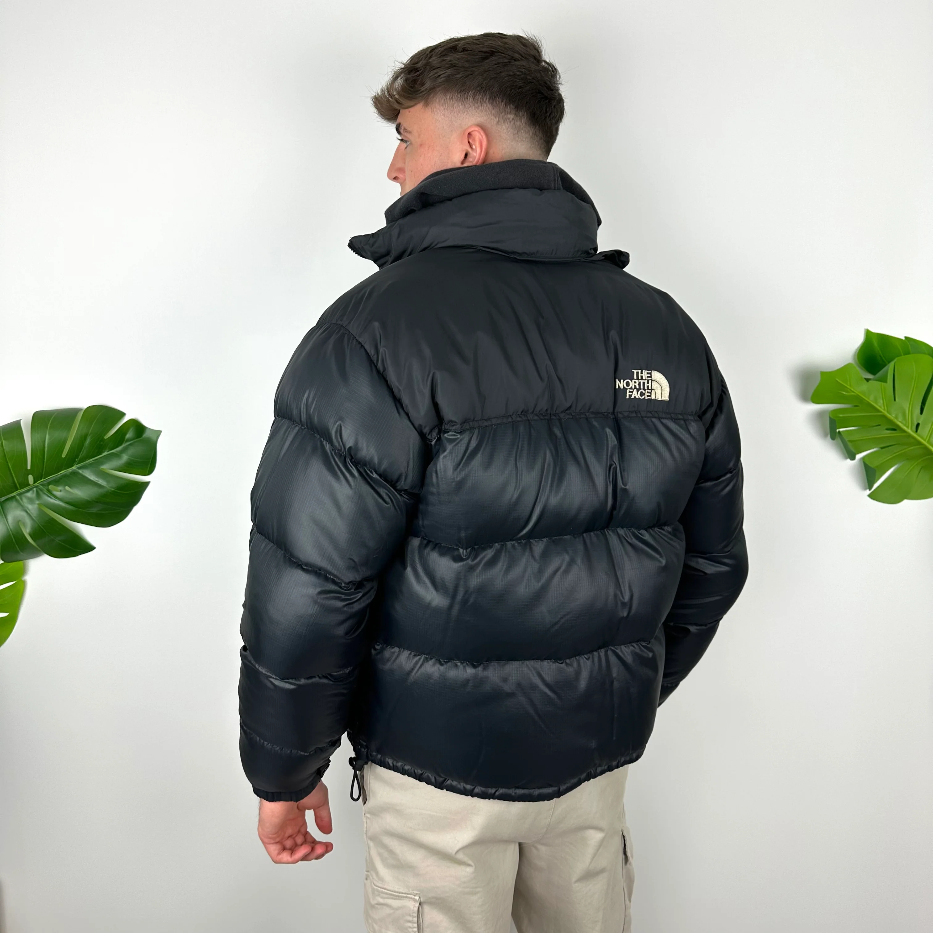 North Face Black Puffer Jacket (M) - Image 4