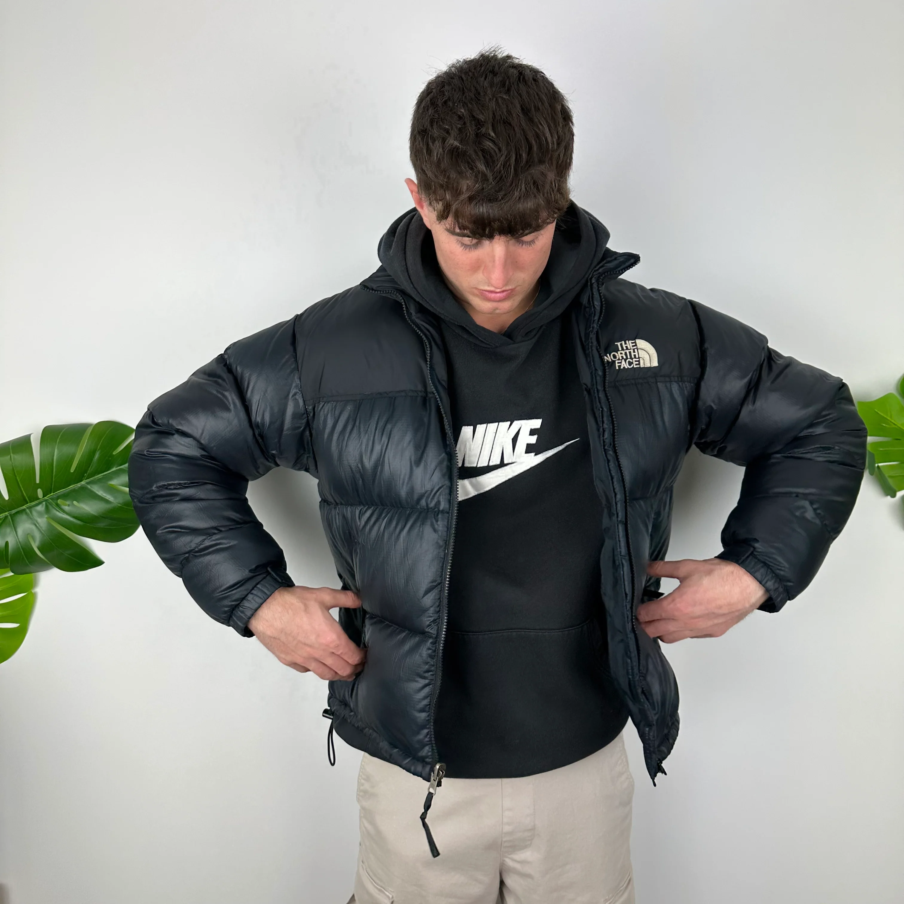 North Face Black Puffer Jacket (M) - Image 5