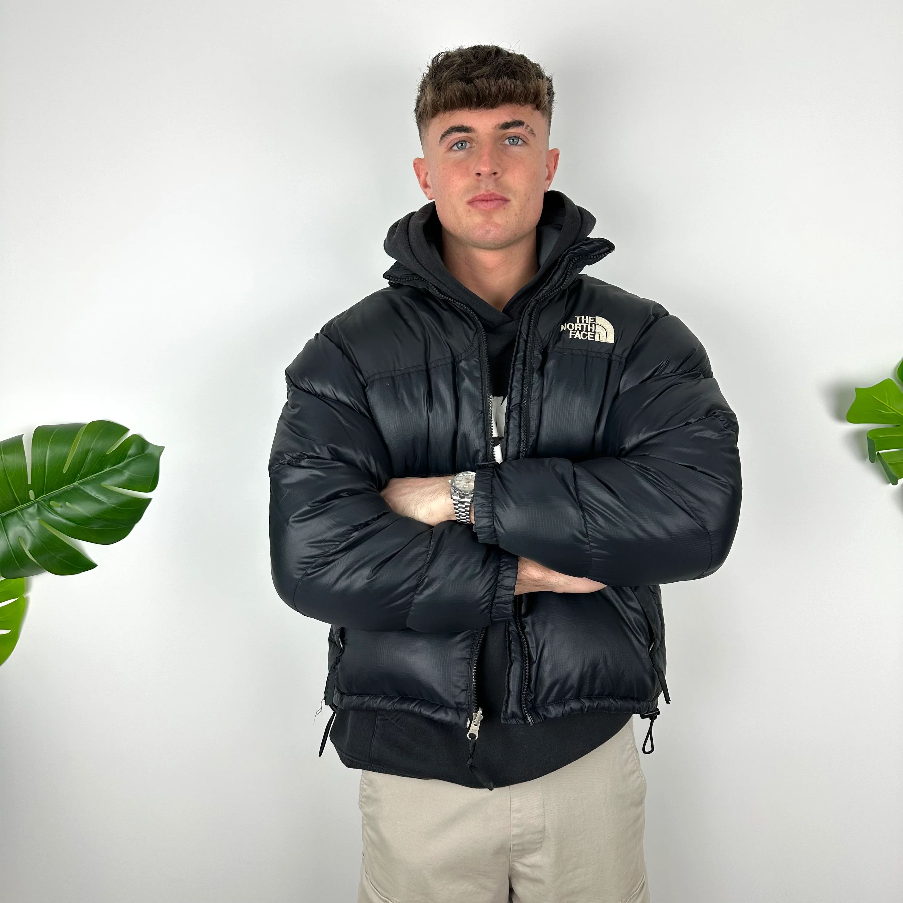 North Face Black Puffer Jacket (M) - Image 6