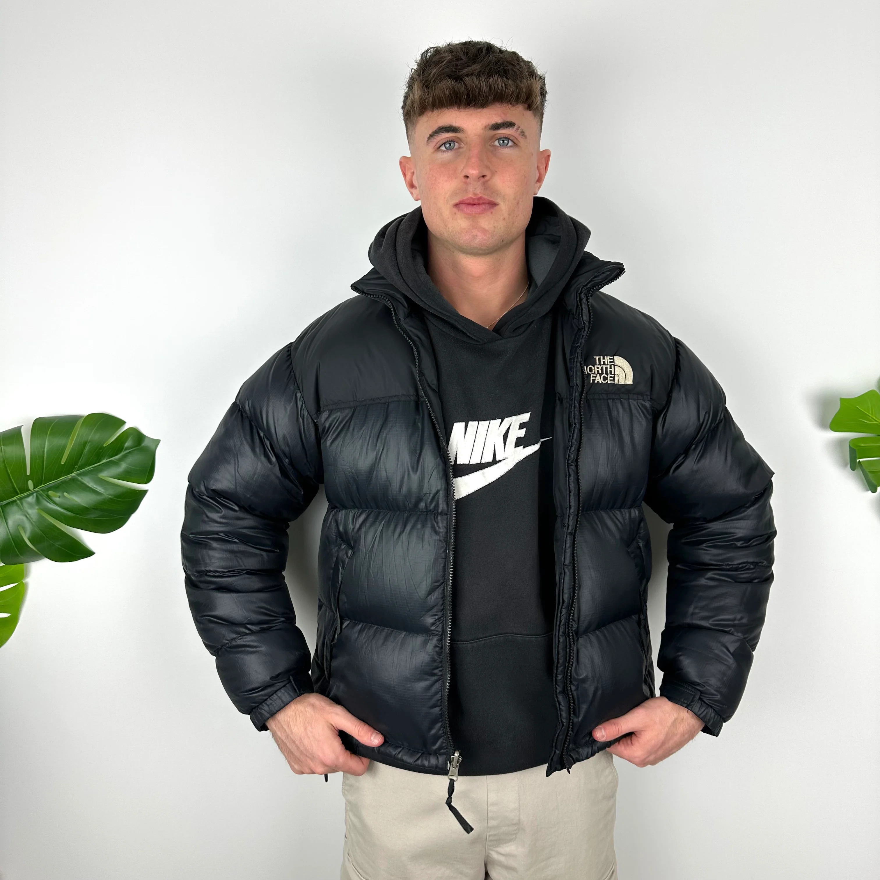 North Face Black Puffer Jacket (M) - Image 7