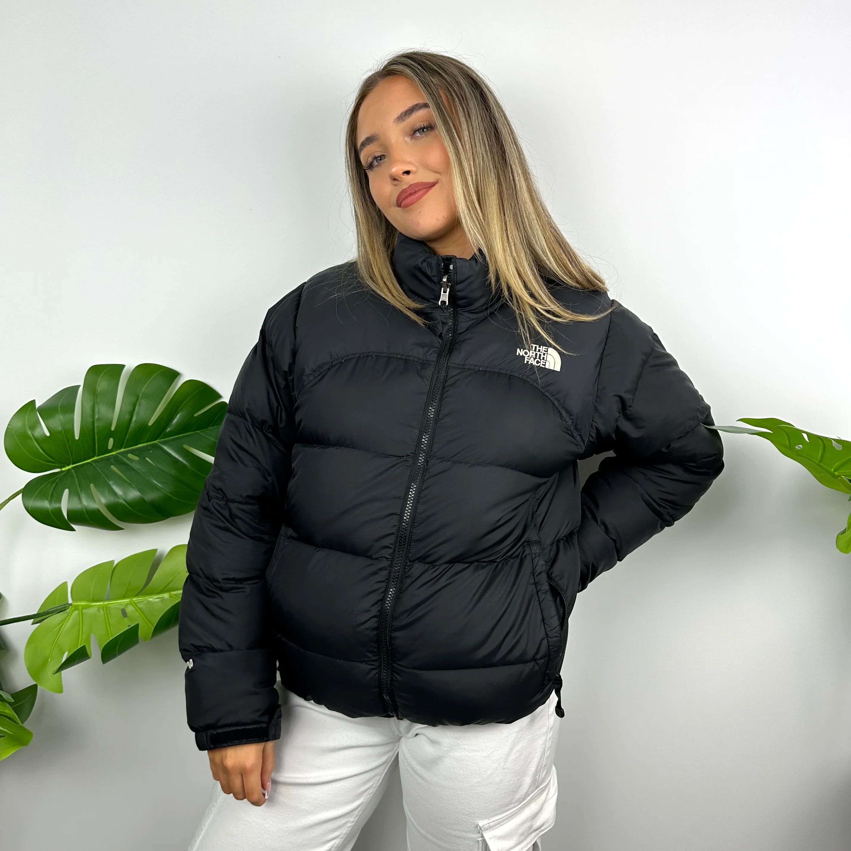 North Face Black Puffer Jacket (M) - Image 3