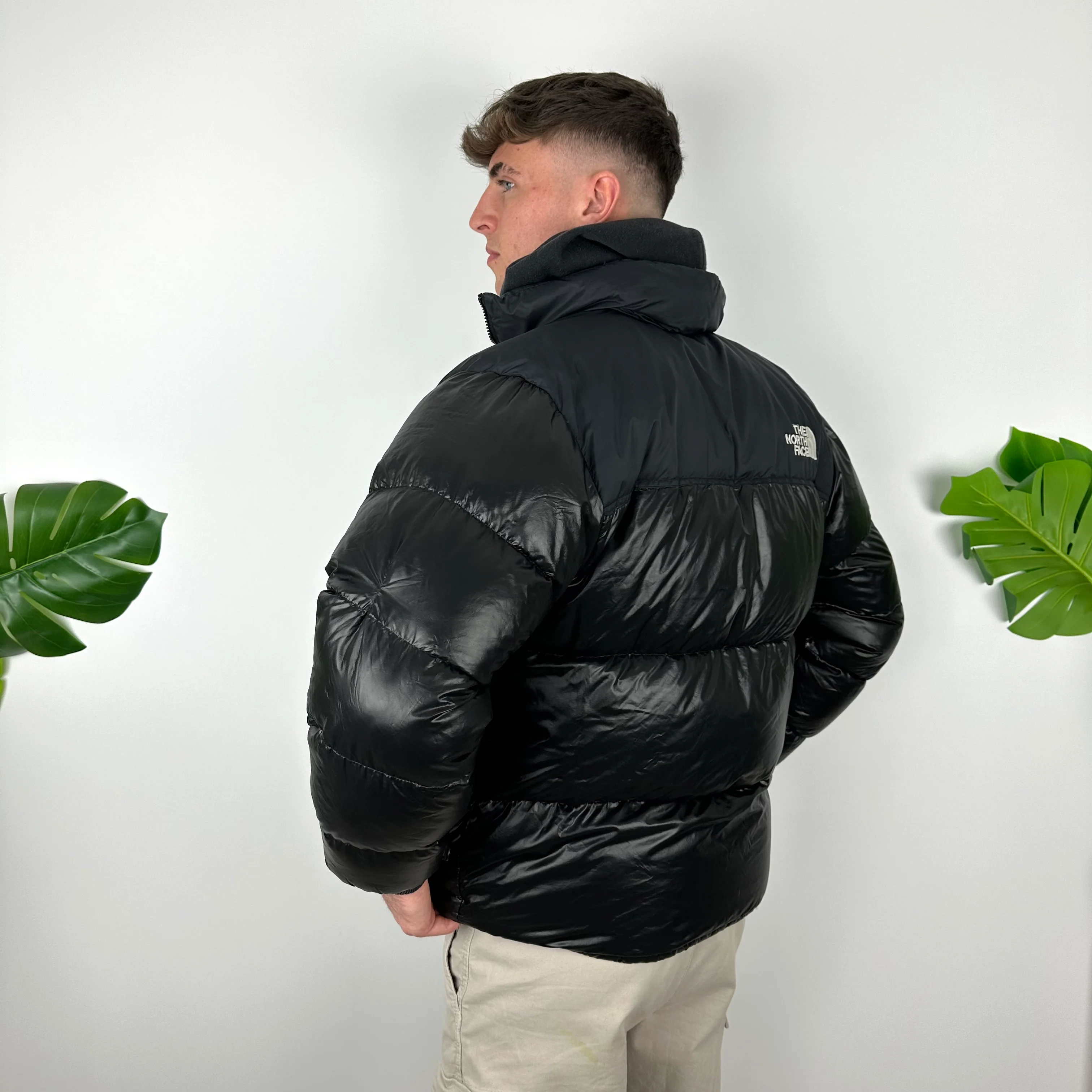 North Face Black Puffer Jacket (M) - Image 4