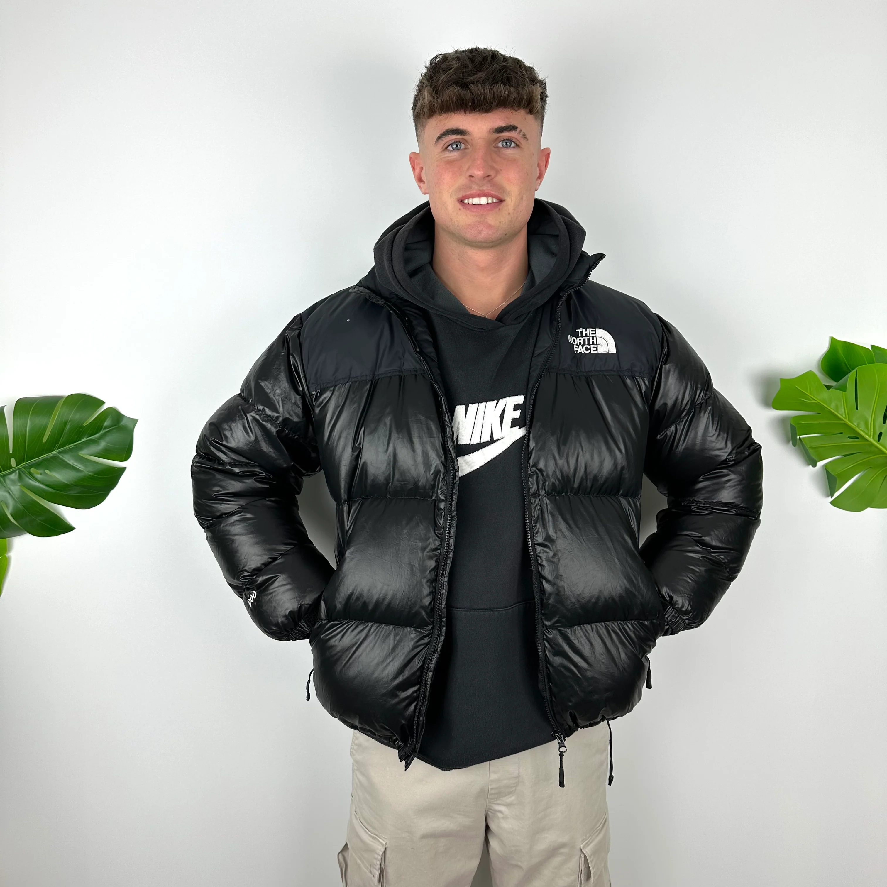 North Face Black Puffer Jacket (M) - Image 5