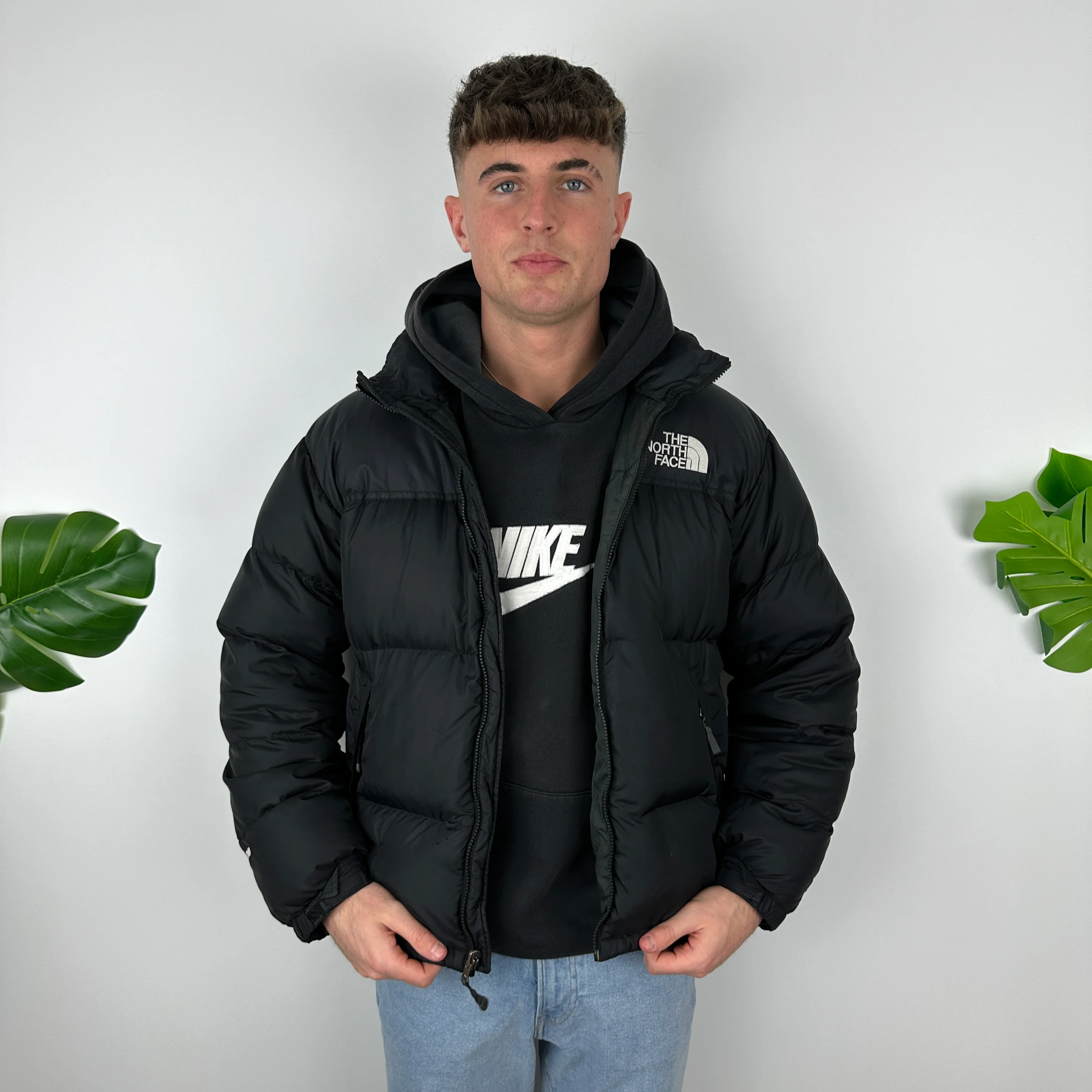North Face Black Puffer Jacket (S) - Image 2