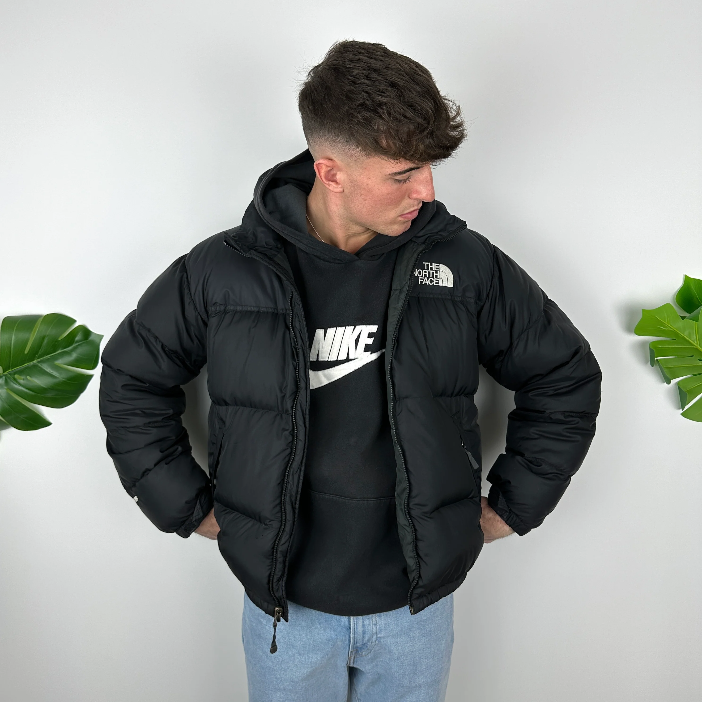 North Face Black Puffer Jacket (S) - Image 5