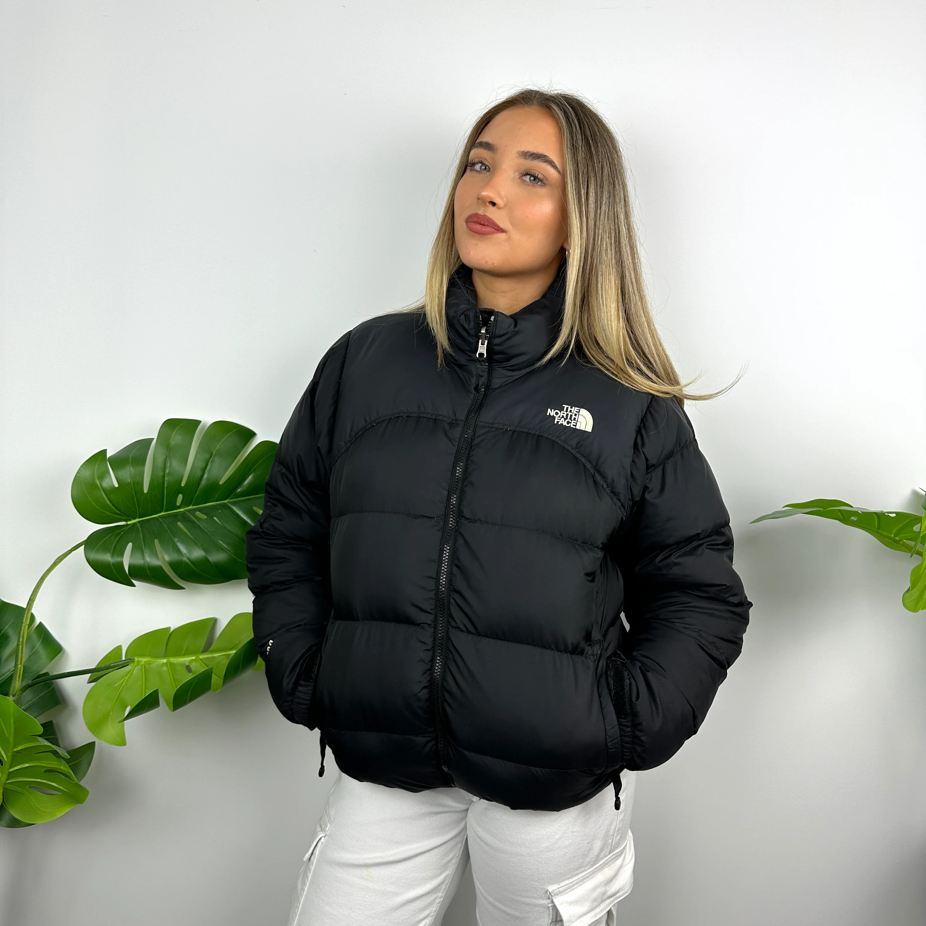 North Face Black Puffer Jacket (M) - Image 7