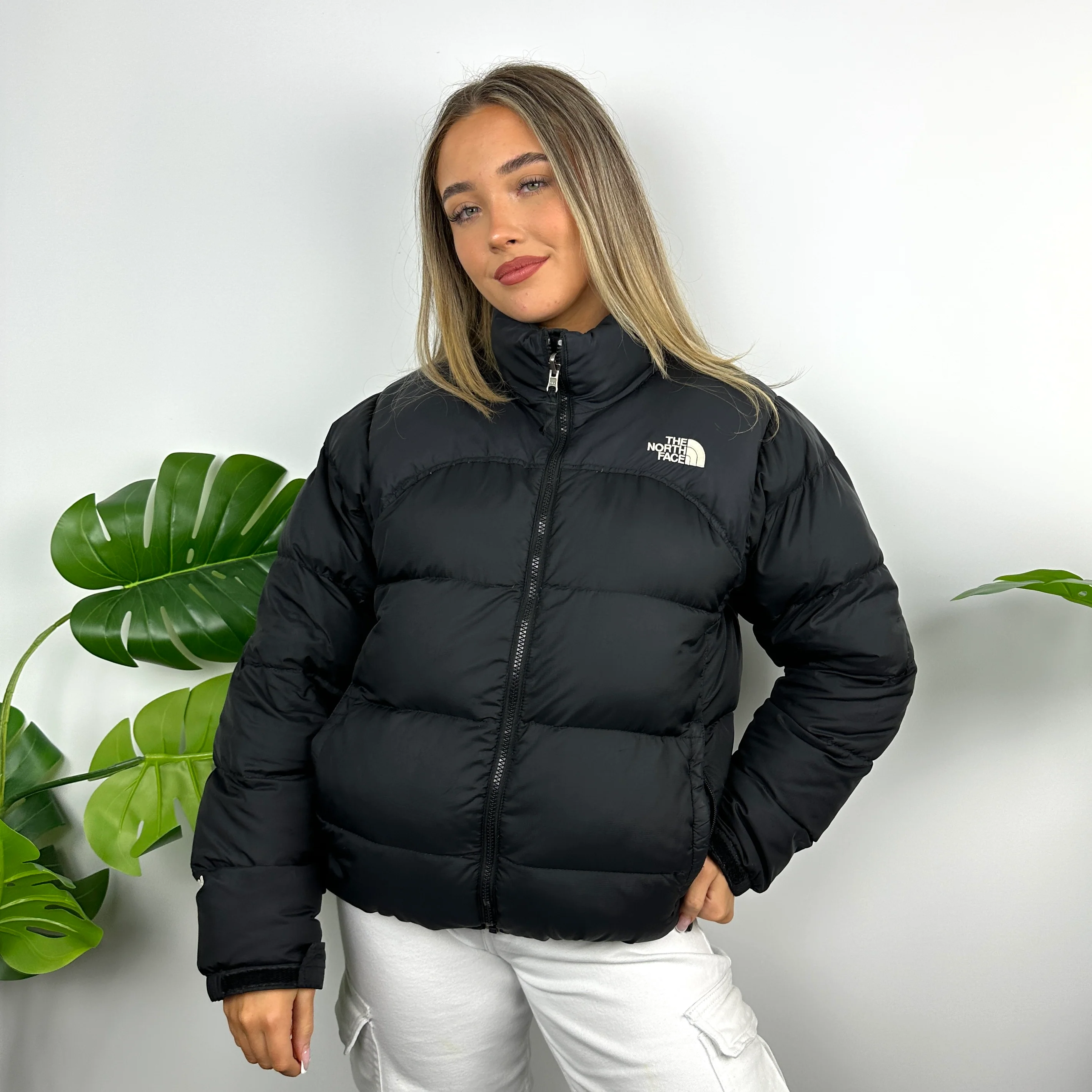 North Face Black Puffer Jacket (M) - Image 8