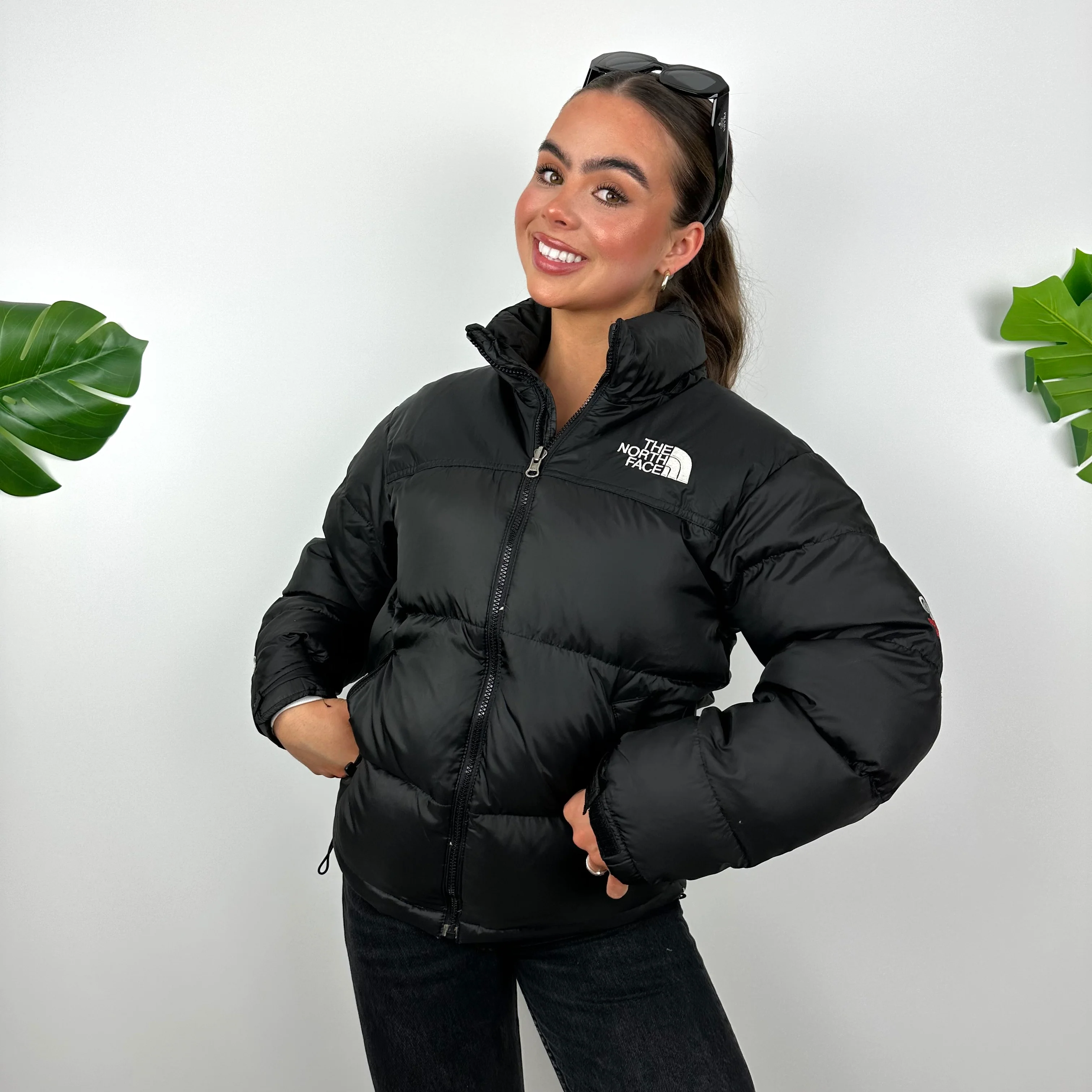 North Face Black Puffer Jacket (S) - Image 2