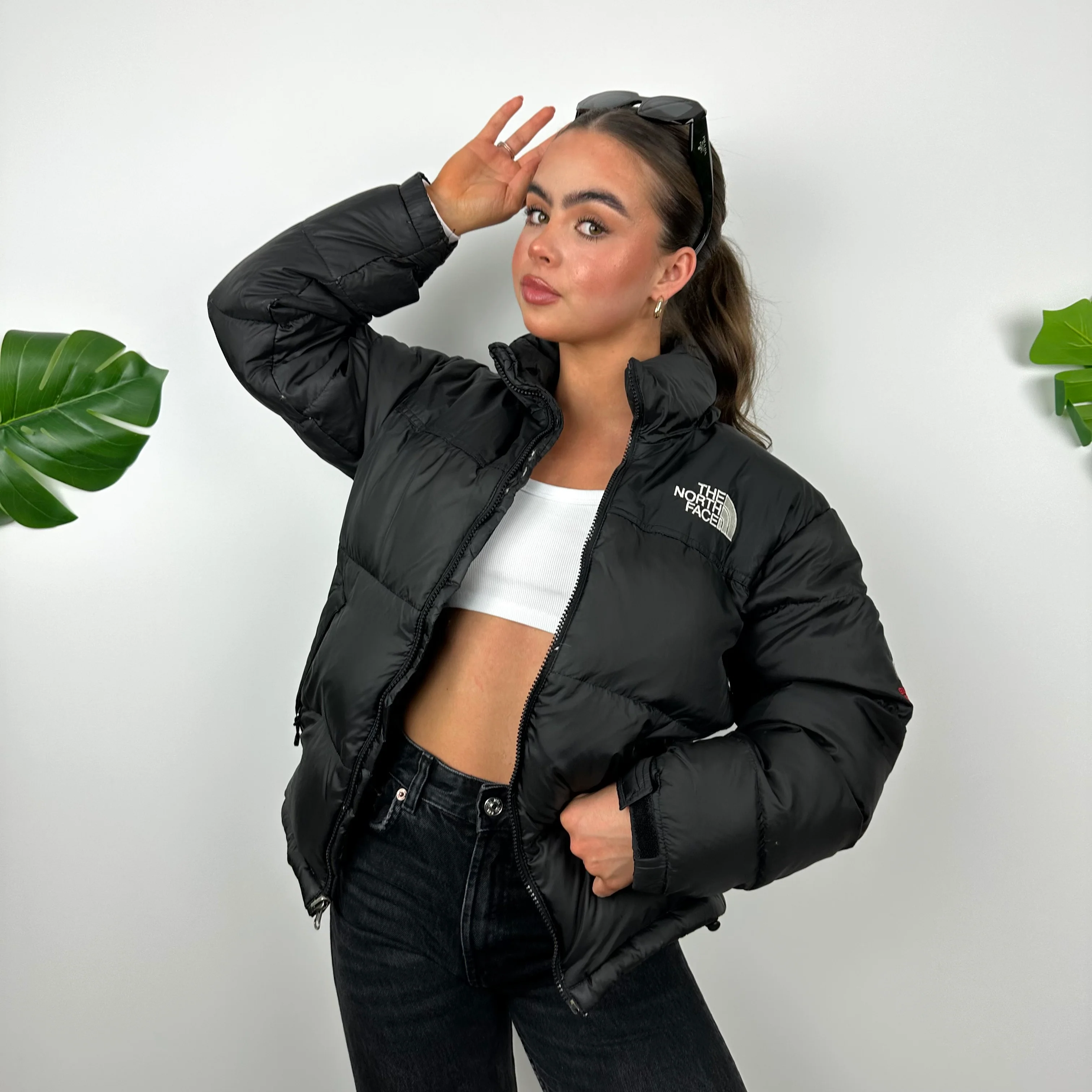 North Face Black Puffer Jacket (S) - Image 6