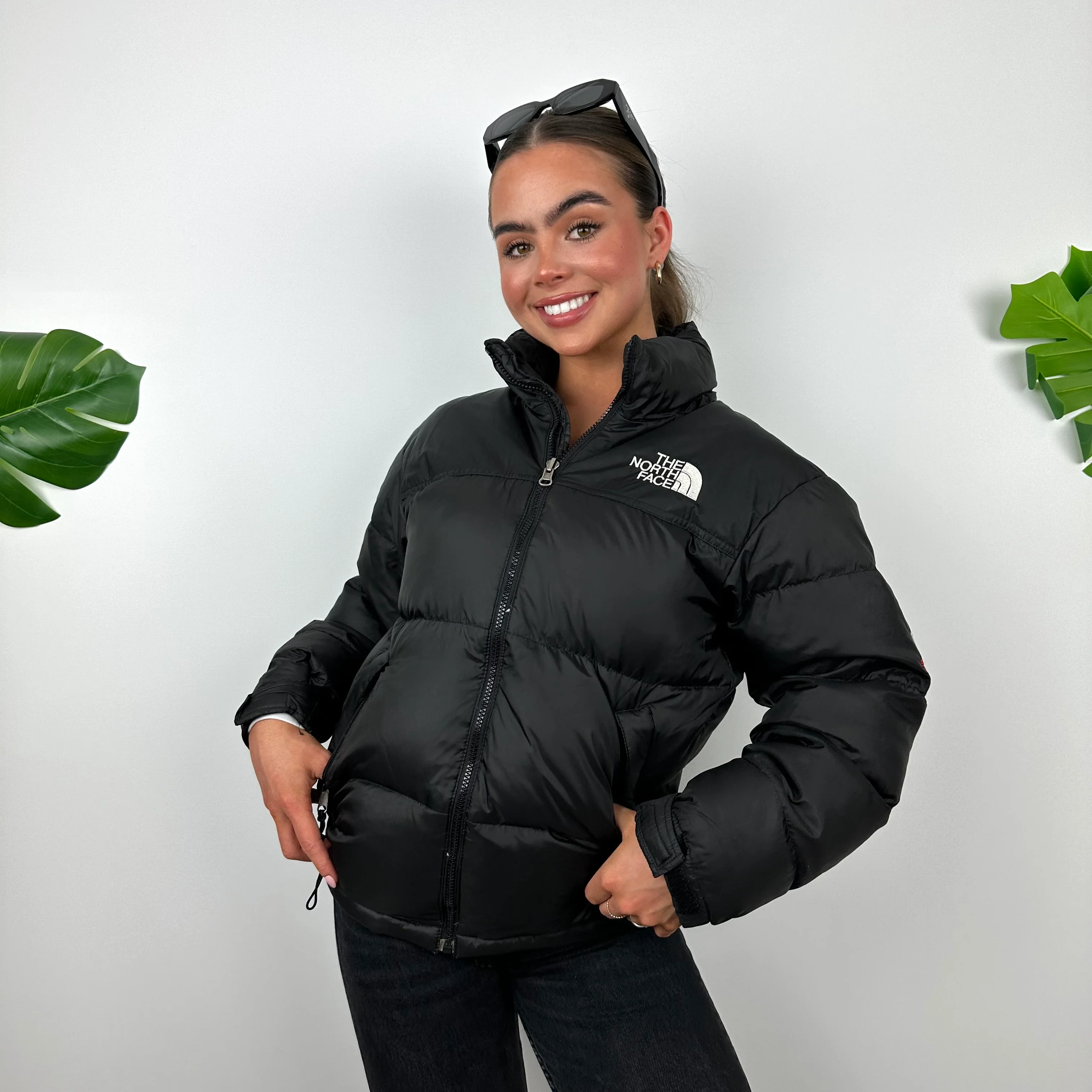 North Face Black Puffer Jacket (S) - Image 8