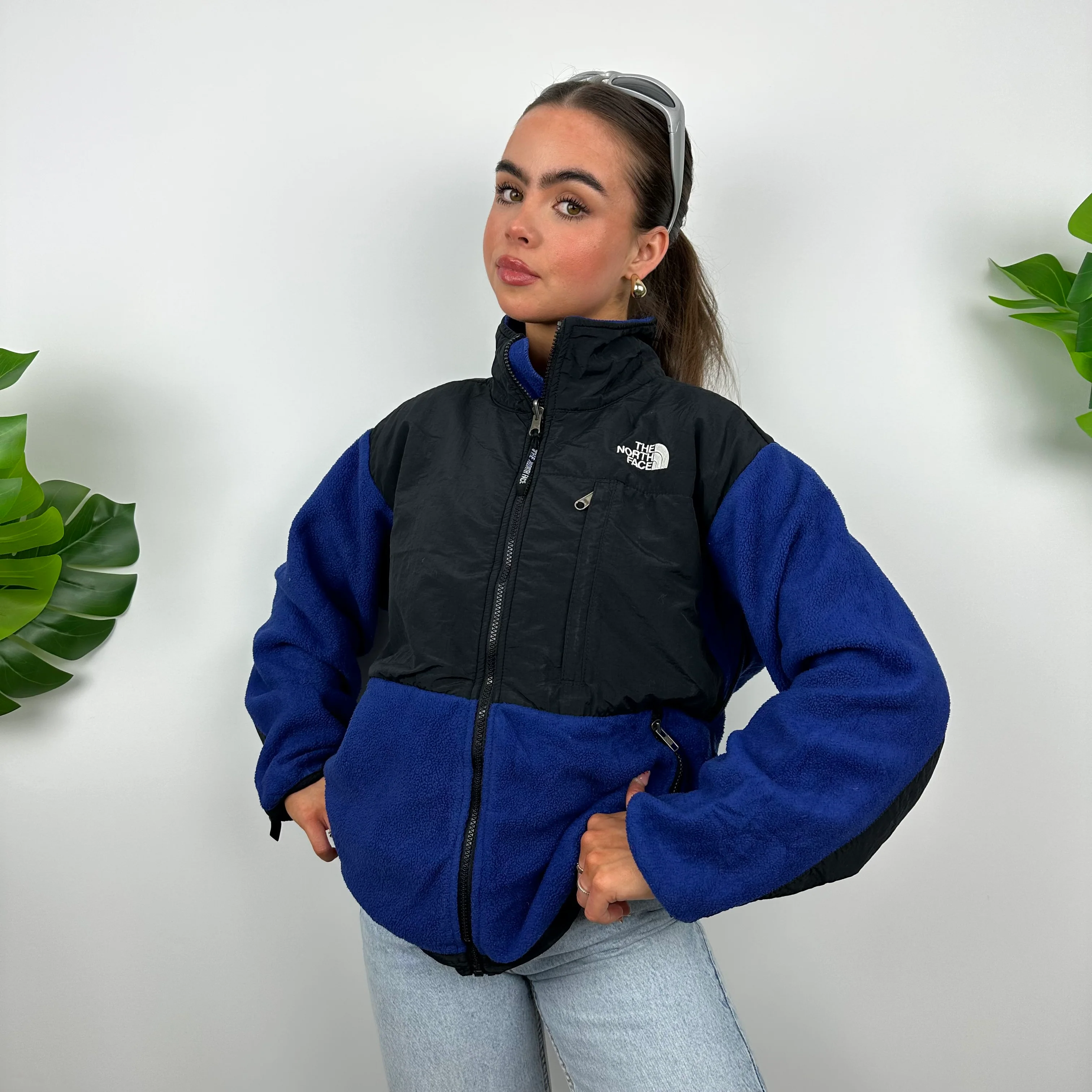 North Face Blue Denali Teddy Bear Fleece Zip Up Jacket (M) - Image 8