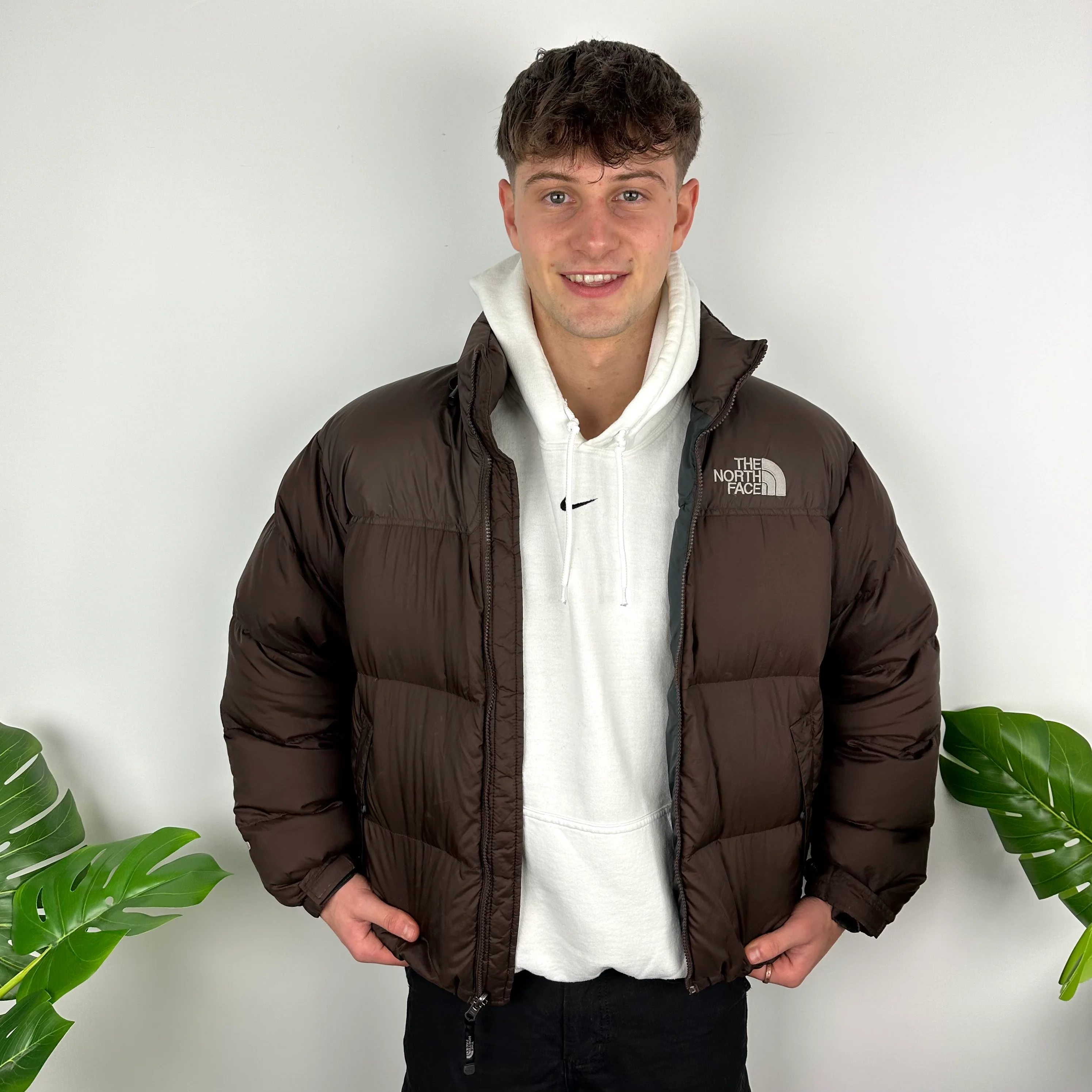 North Face Brown Nupste 700 Puffer Jacket As Worn By Barbara Kristoffersen (M) - Image 6