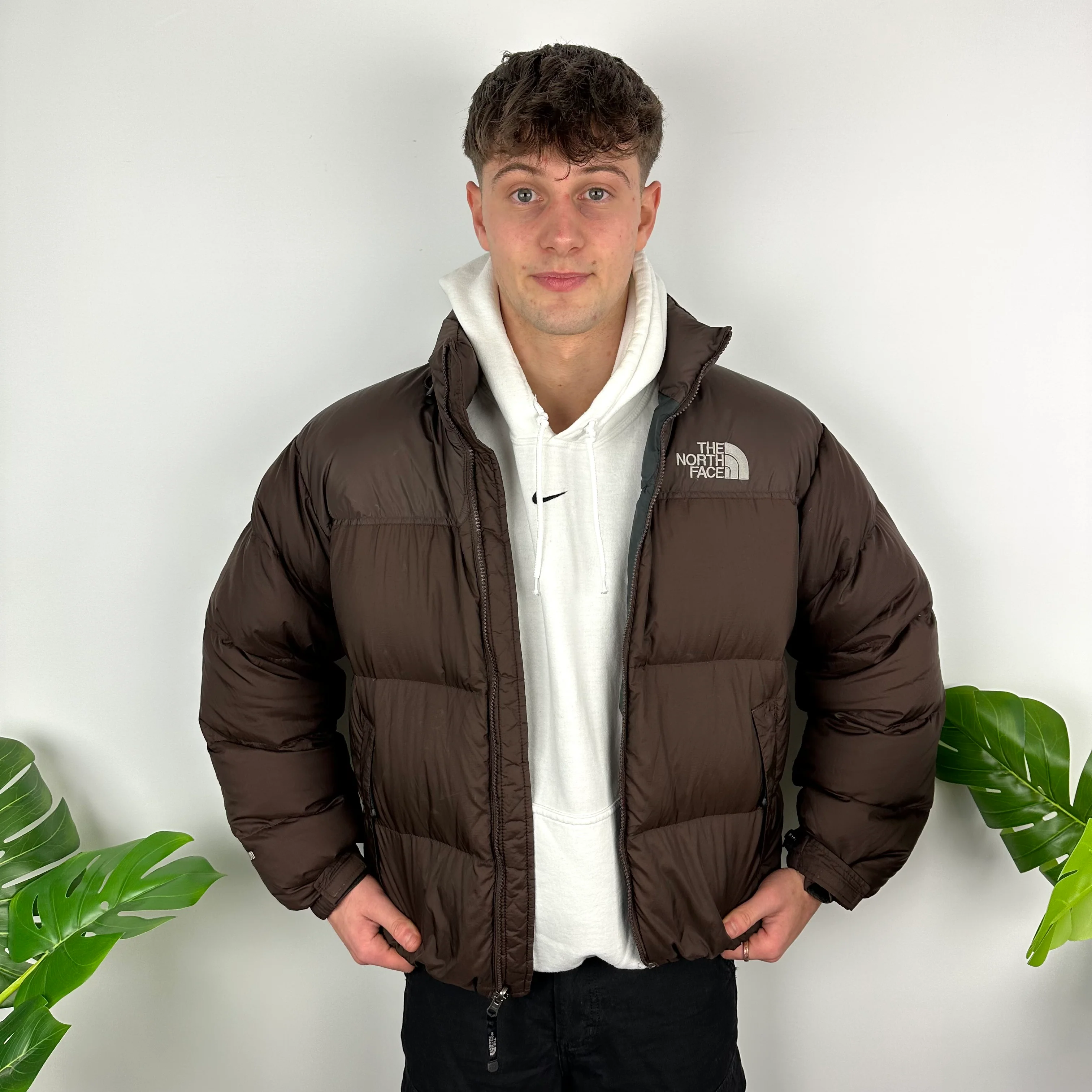 North Face Brown Nupste 700 Puffer Jacket As Worn By Barbara Kristoffersen (M) - Image 7