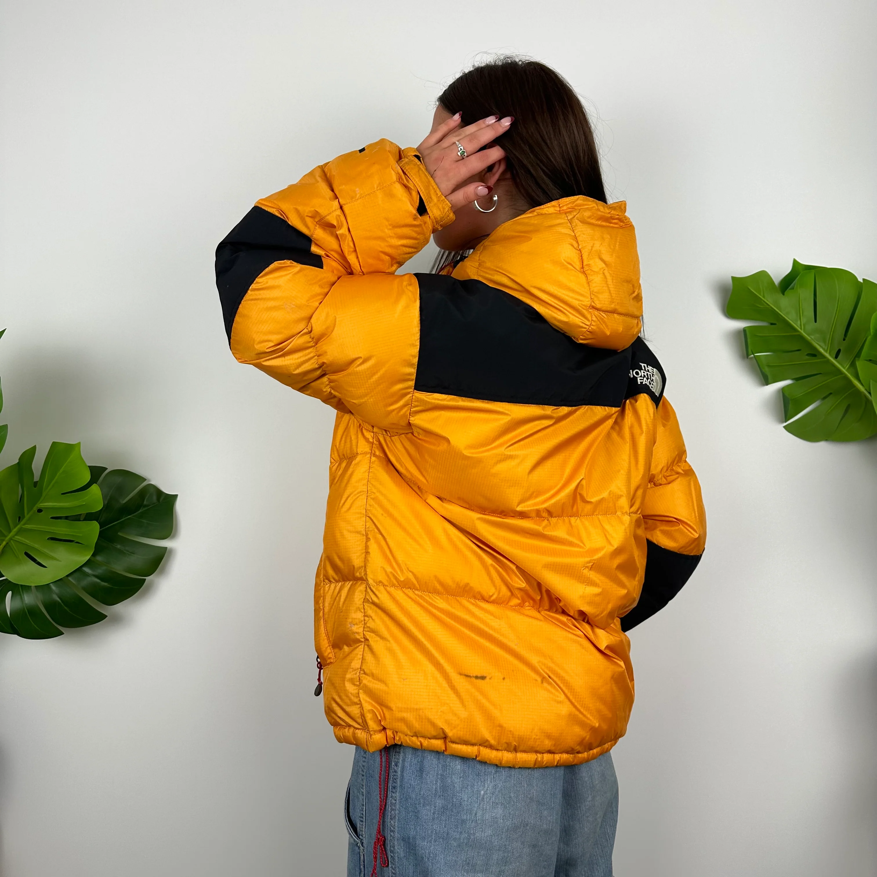 North Face Orange Puffer Jacket (M) - Image 7