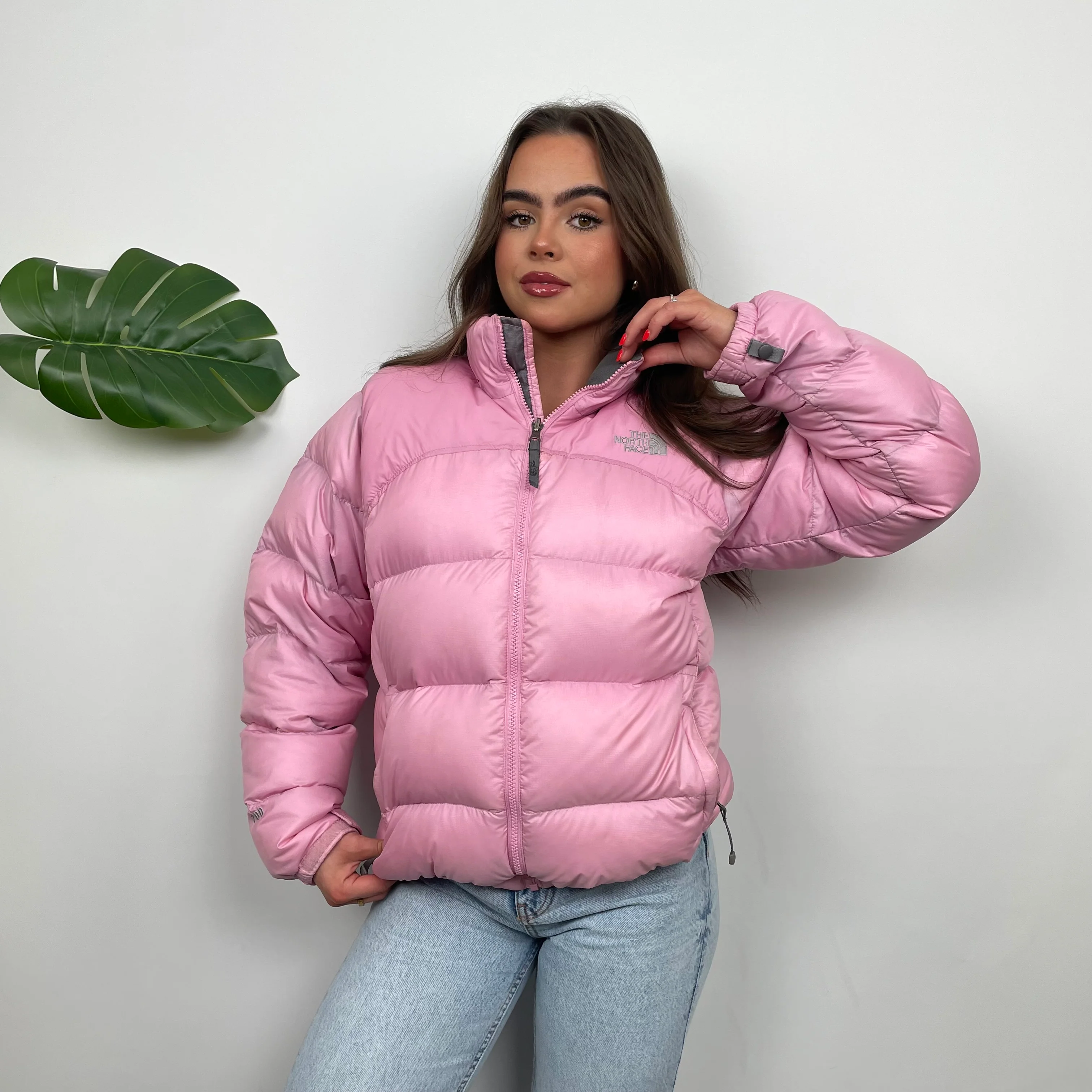 North Face RARE Baby Pink Puffer (M) - Image 9