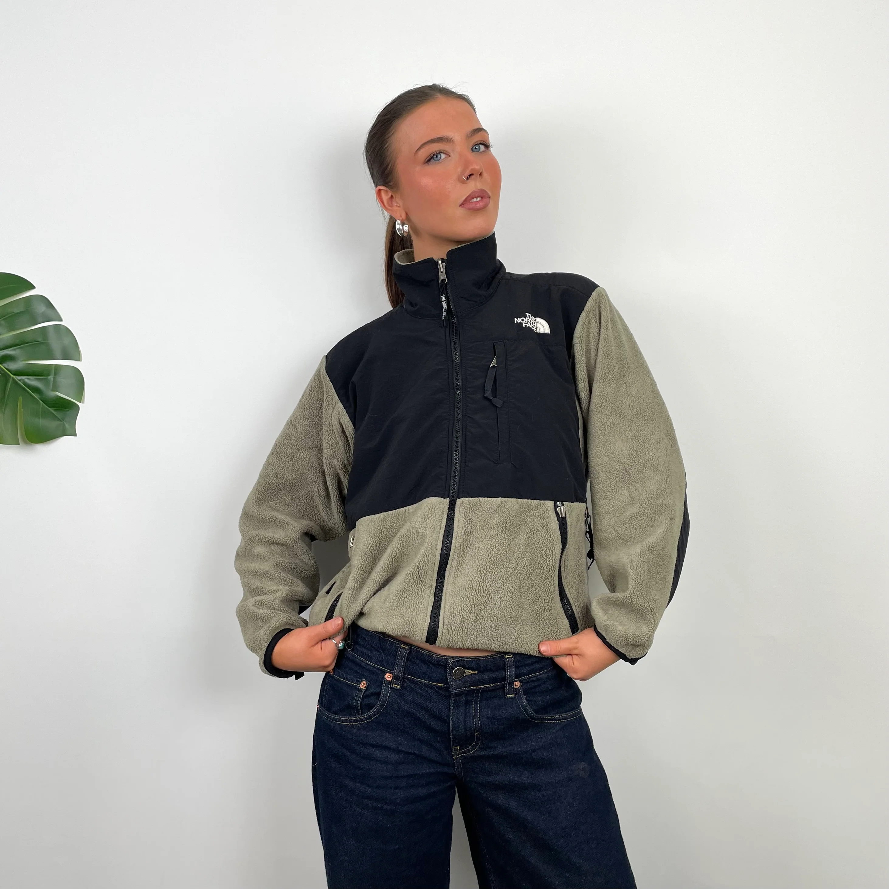 North Face RARE Coffee Denali Teddy Bear Fleece Zip Up Jacket (S) - Image 4